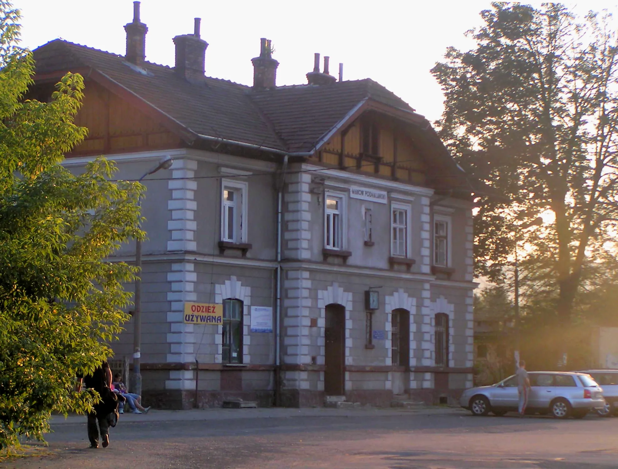 Photo showing: Maków Podhalański - railway station building