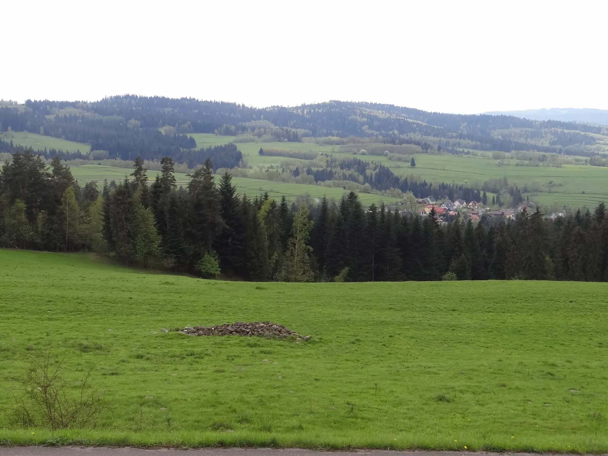 Photo showing: Widok z parkingu przy zakopiance pod Kulakowym Wierchem w Rdzawce