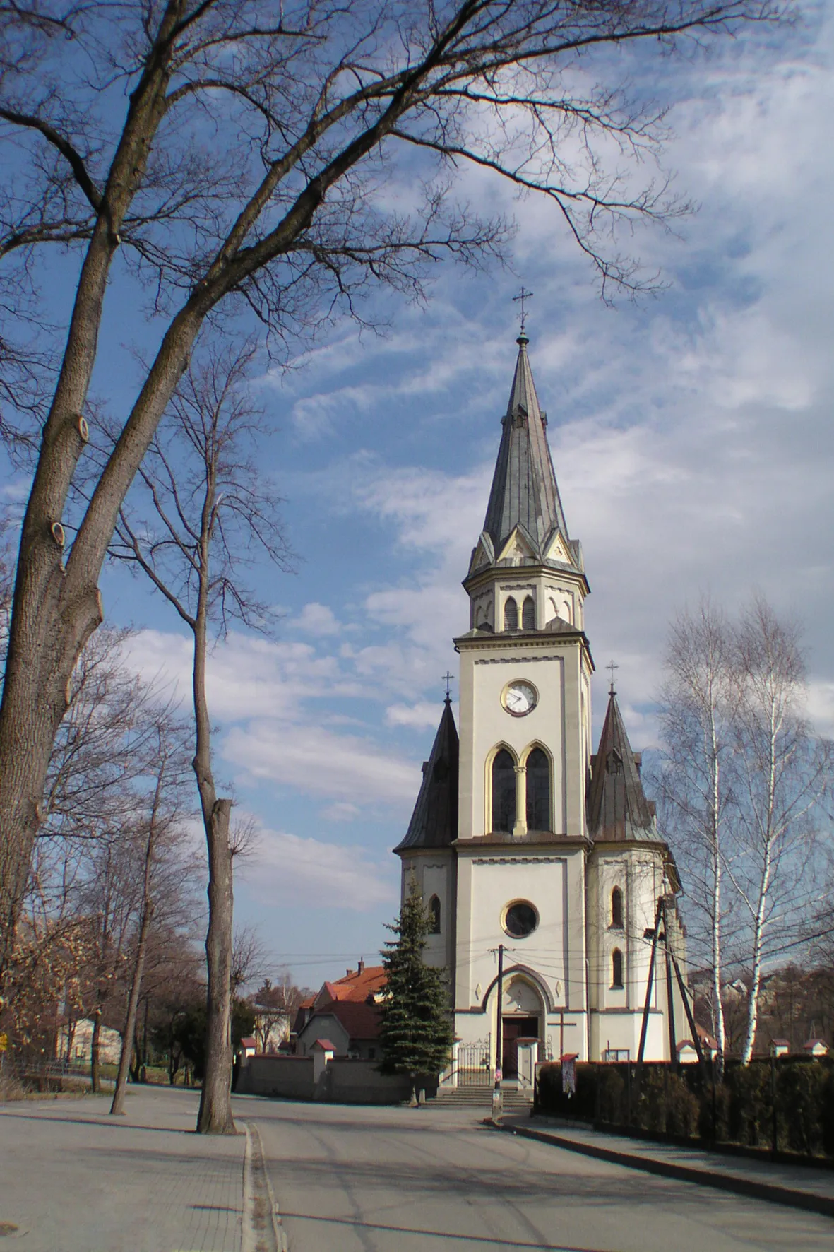 Photo showing: Chocznia- kościół parafialny pod wezwaniem Narodzenia Św. Jana Chrzciciela konsekrowany w 1884 roku