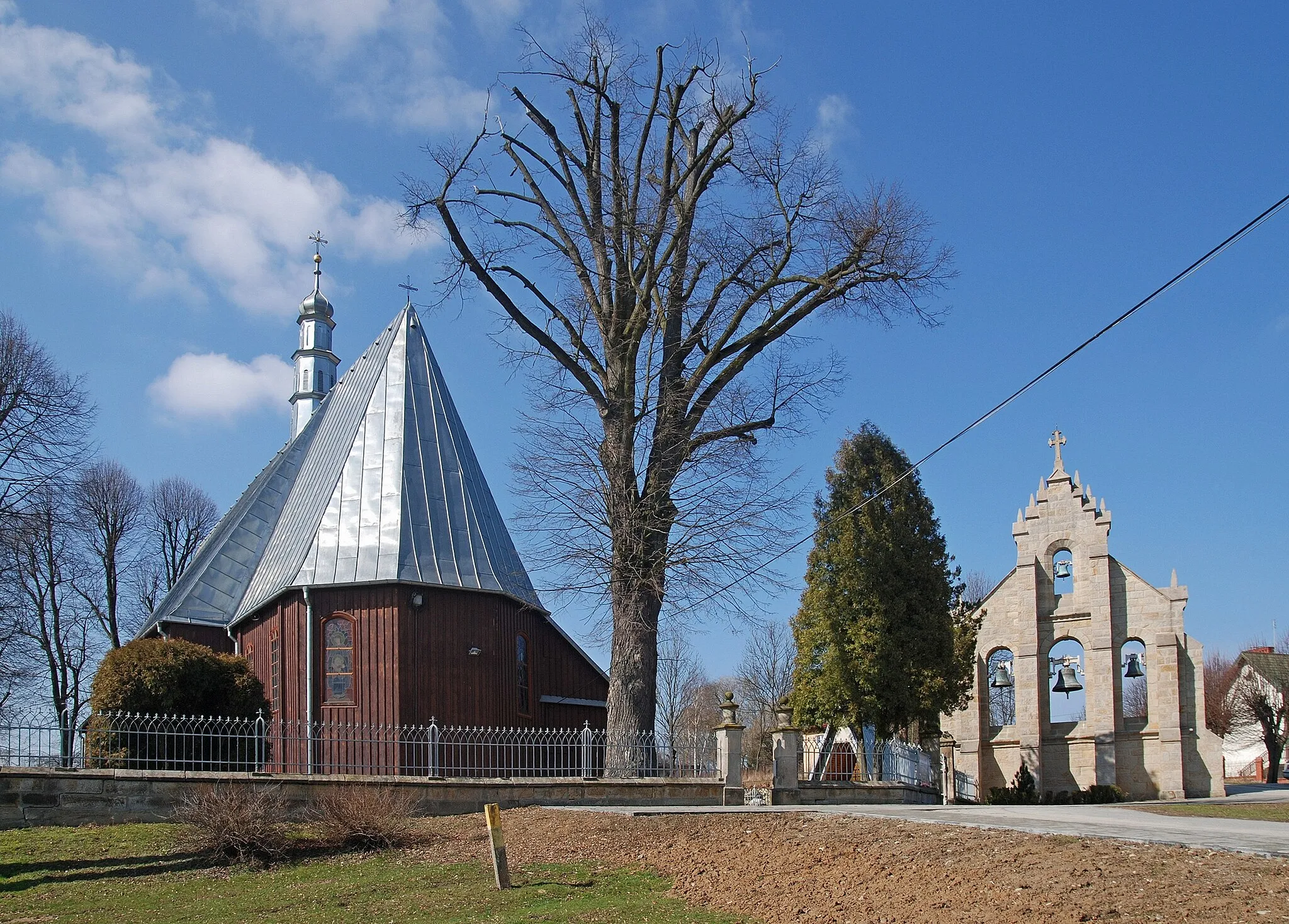 Photo showing: wieś Olszyny (gmina Rzepiennik Strzyżewski)