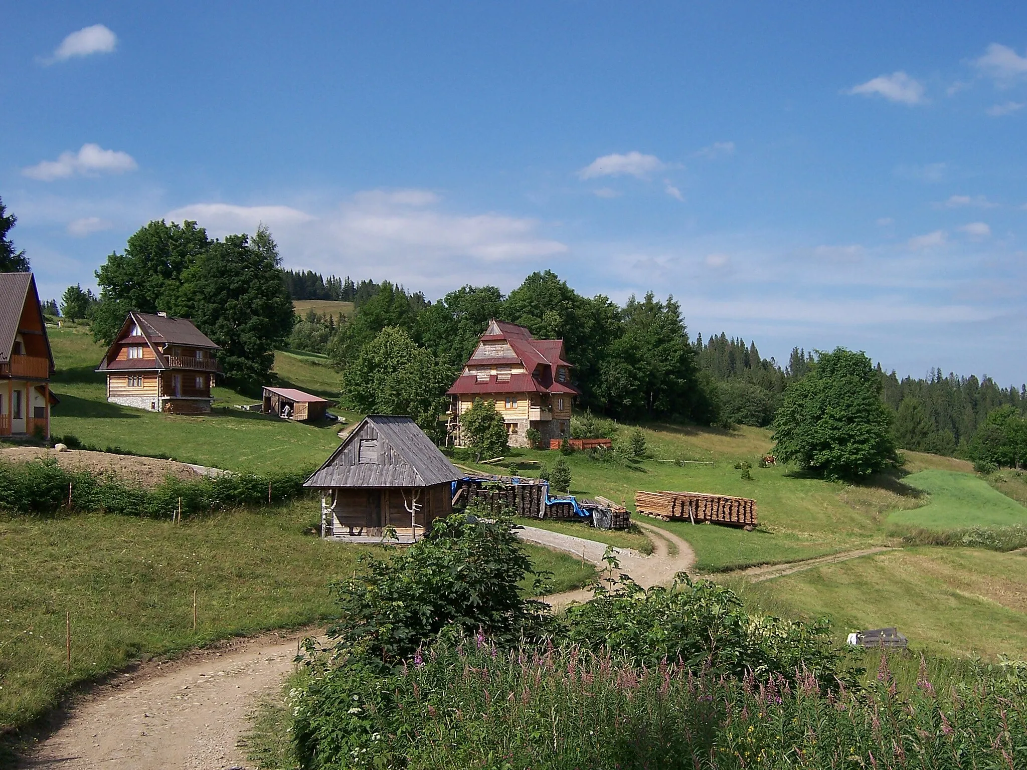 Photo showing: Łapszanka tuż nad granicą ze Słowacją