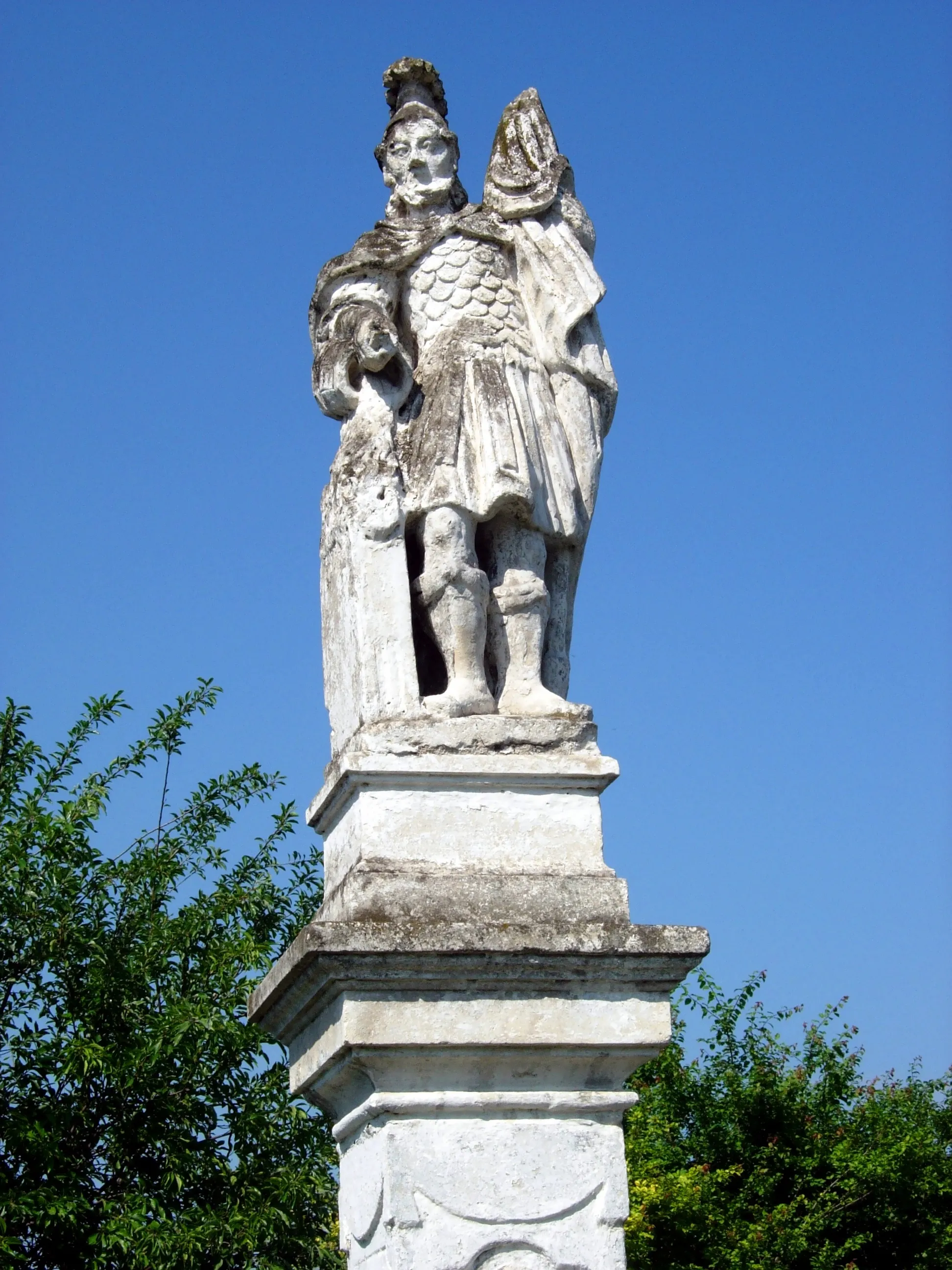 Photo showing: Statue of Saint Florian in Wojciechów, Poland
