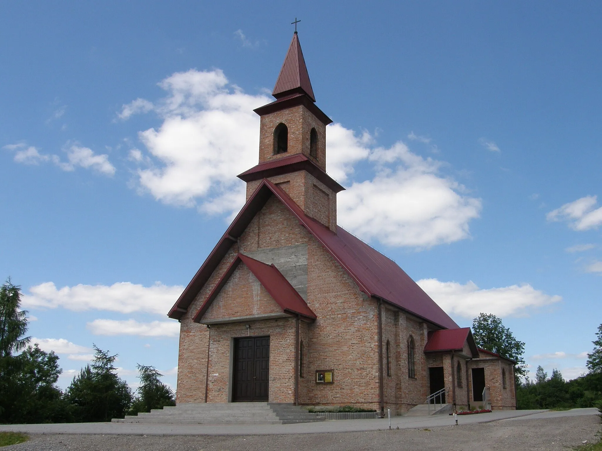 Photo showing: Church in Pstroszyce Pierwsze