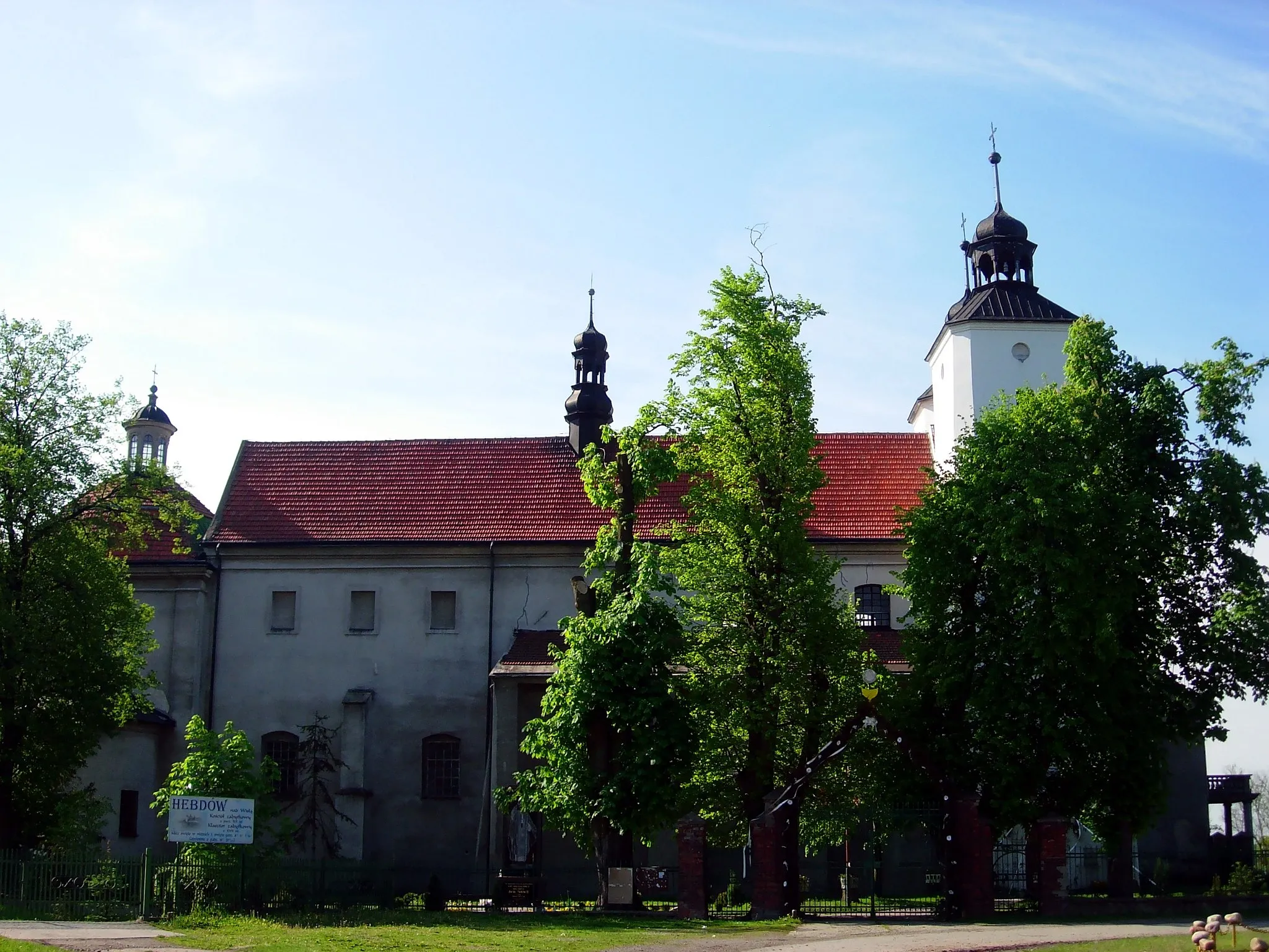 Photo showing: Monastery church in Hebdów, Poland