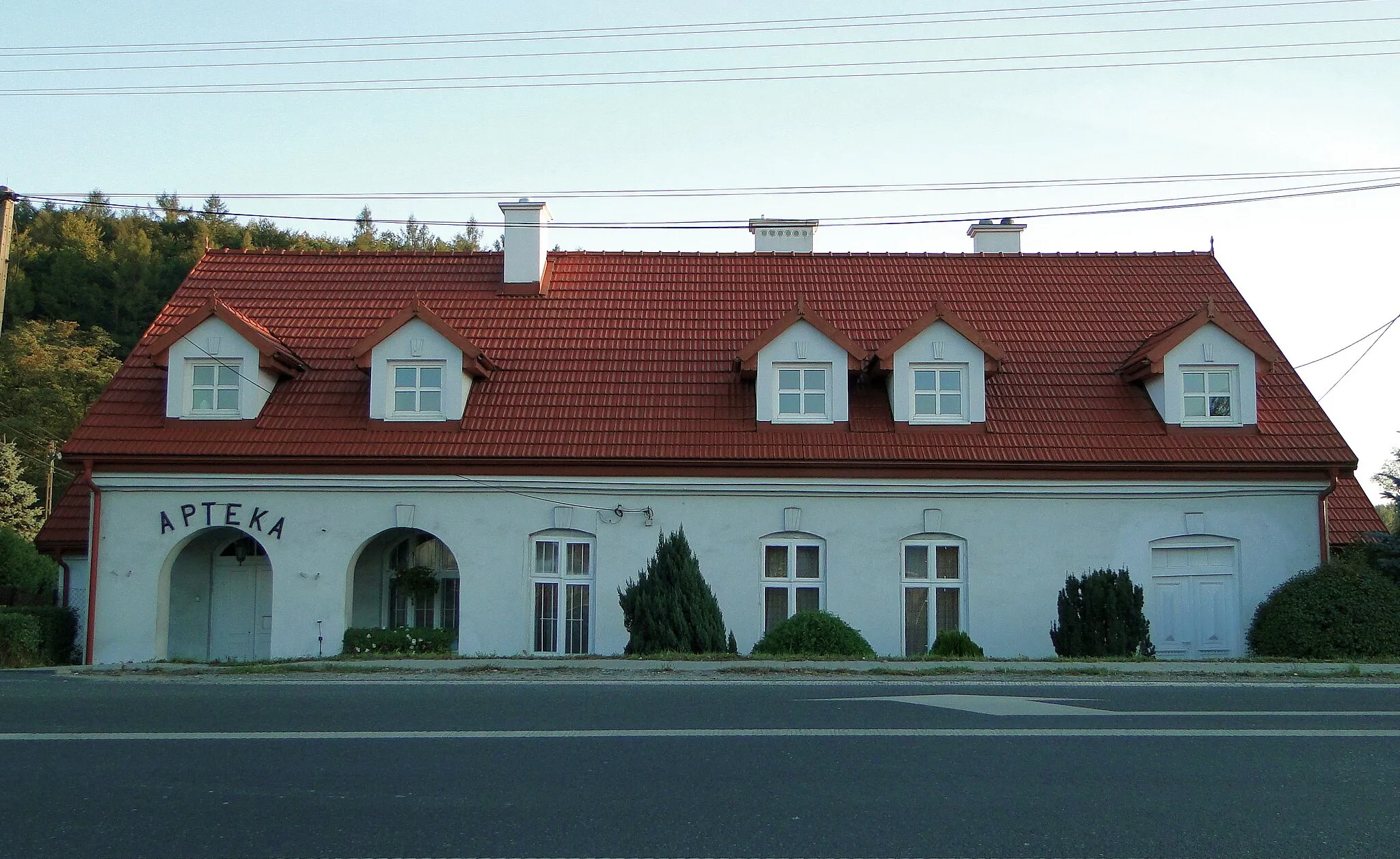 Photo showing: Zabytkowa apteka w Zerwanej