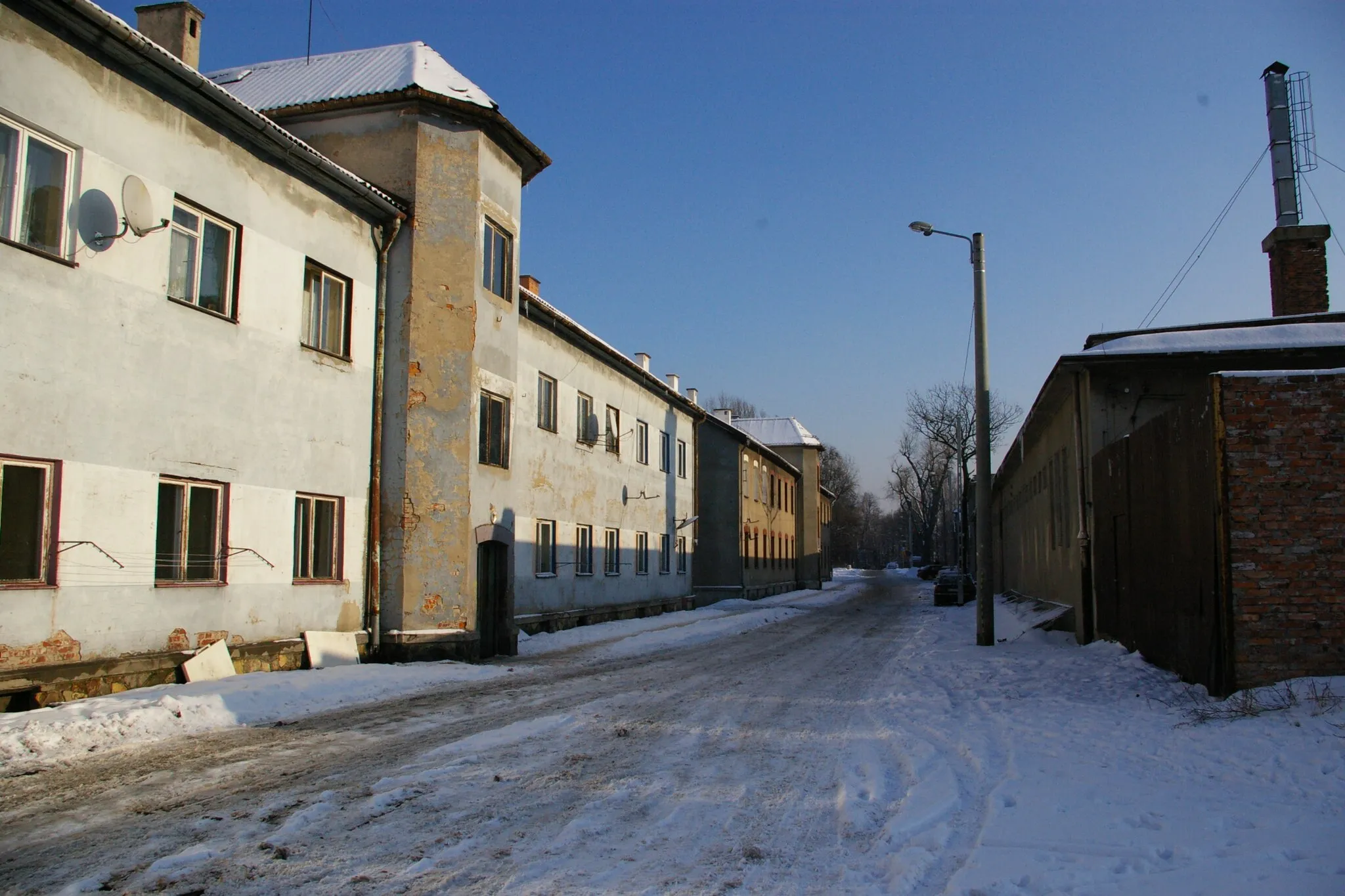 Photo showing: Jaworzno Szczakowa; ul. Koszarowa. Budynki po jednostce armii austro-węgierskiej, chroniącej węzeł kolejowy.