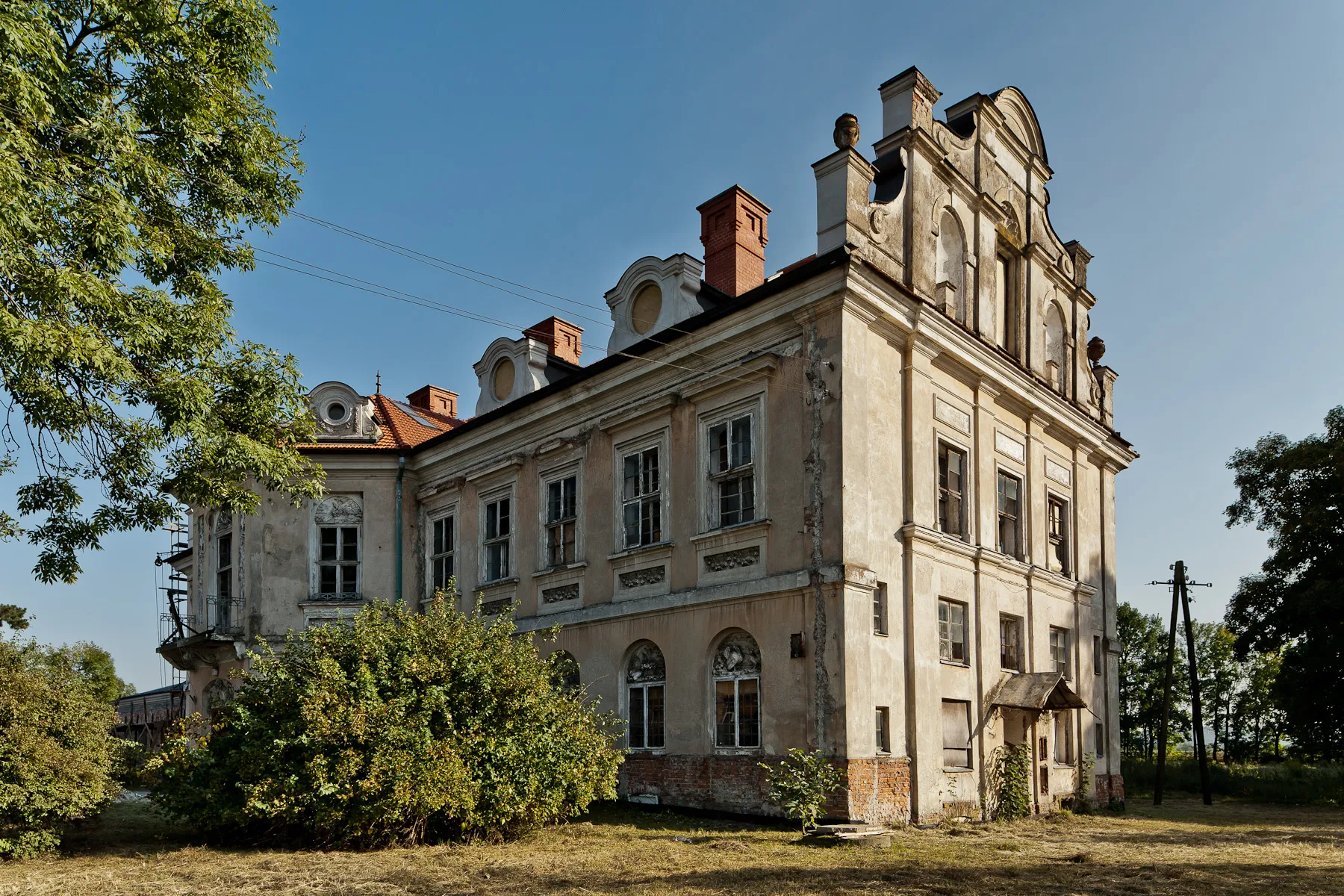 Photo showing: Zespół pałacowy, Kryspinów - widok ogólny