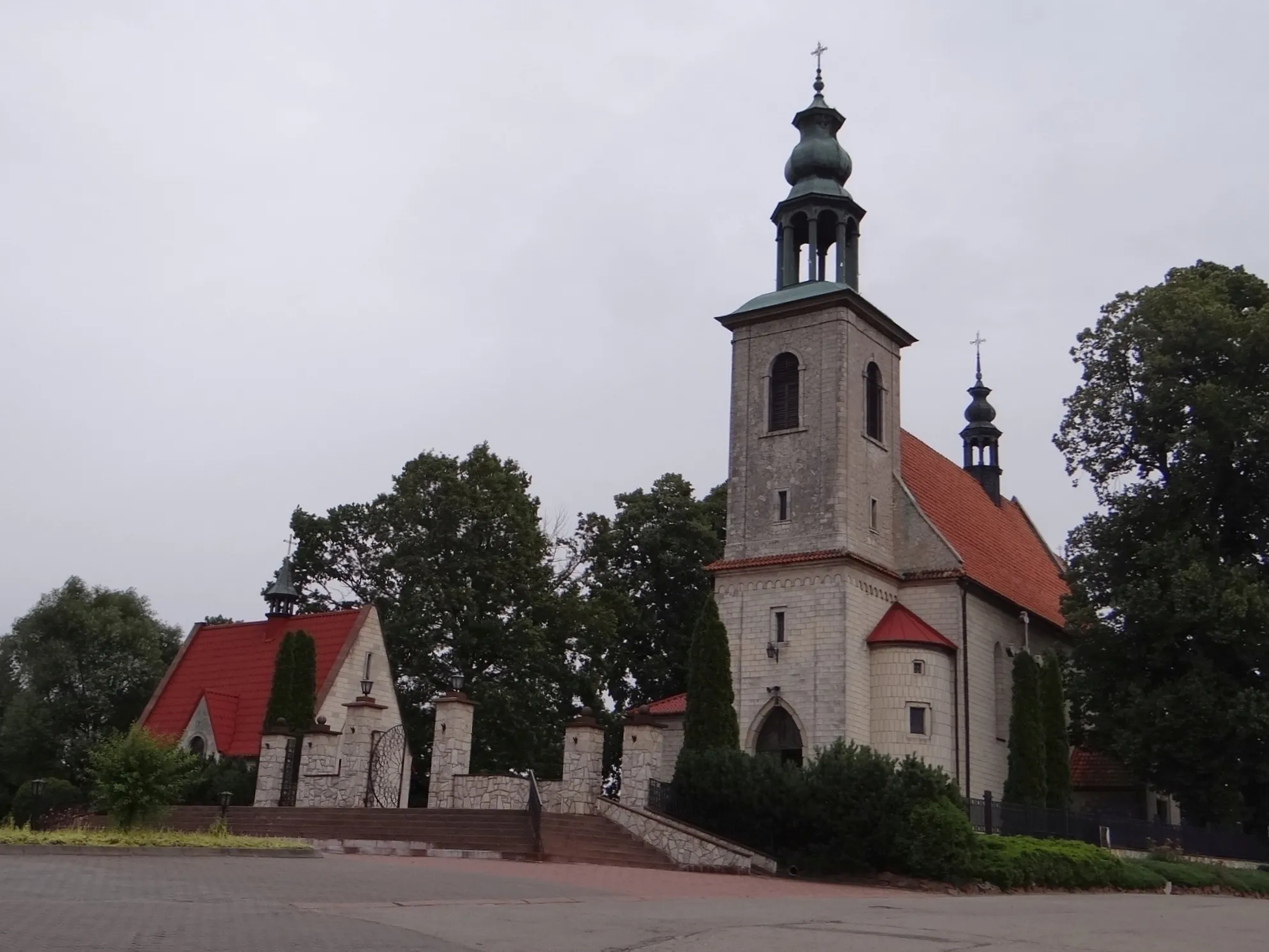 Photo showing: Gołaczewy. Kościół