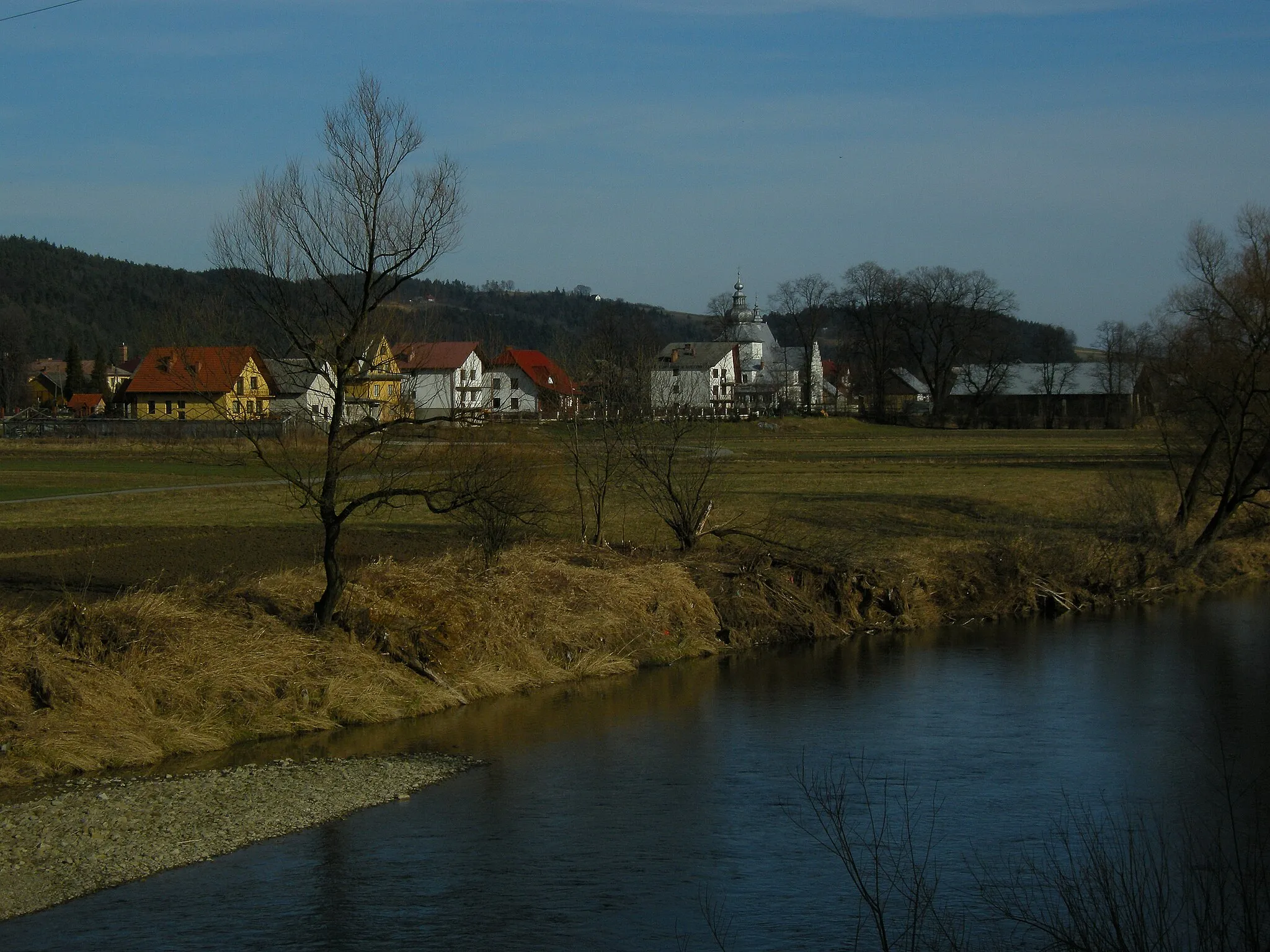 Photo showing: Ujanowice-rzeka Łososinka