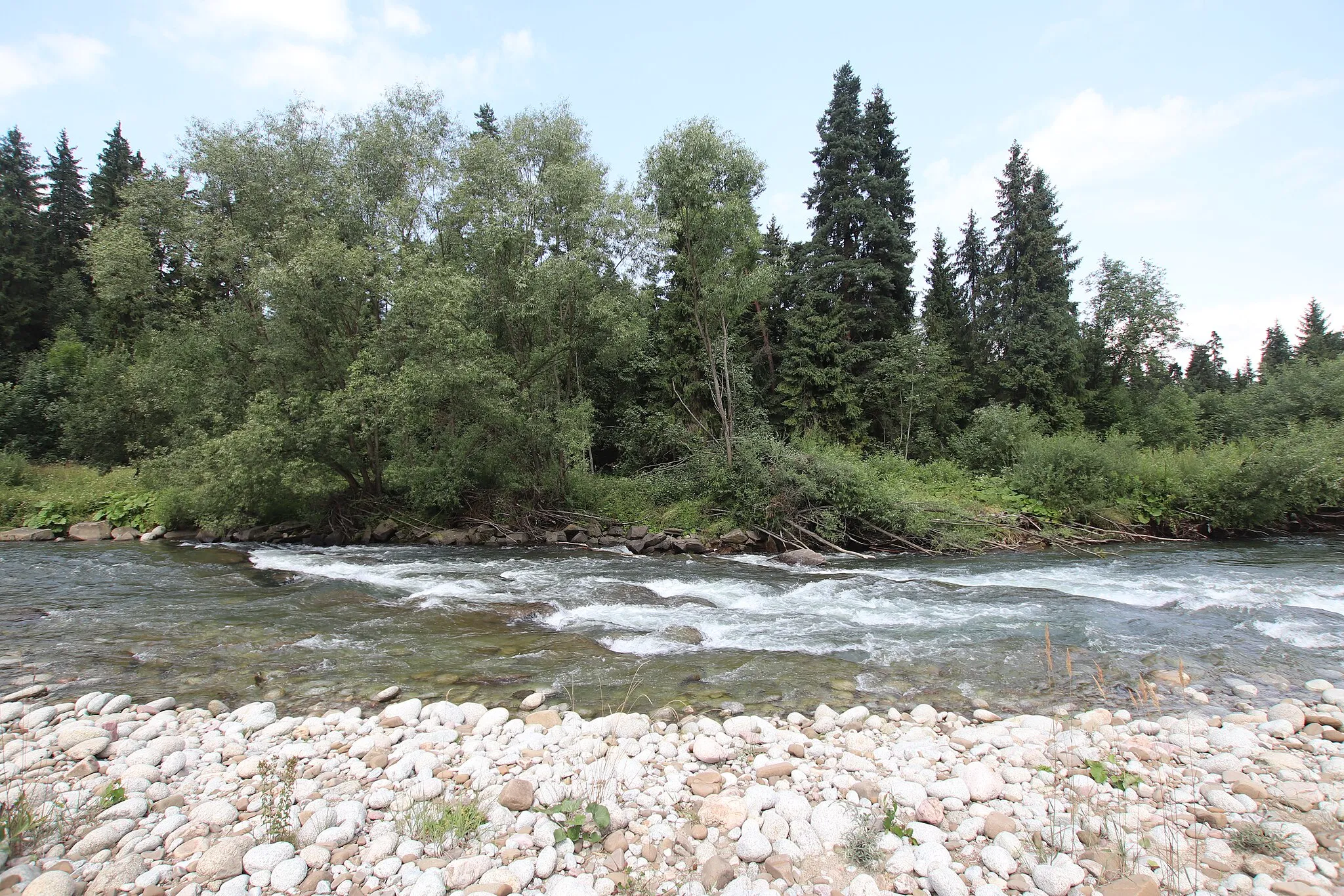 Photo showing: Trybsz - the Białka river