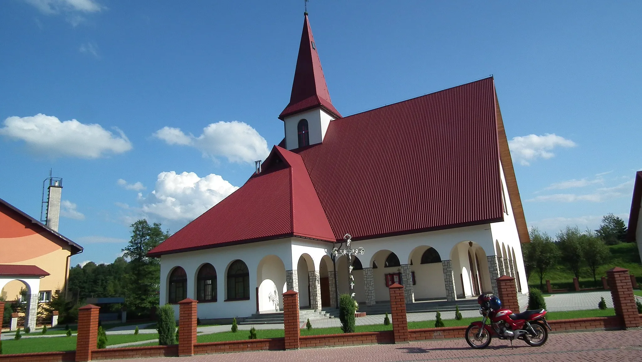 Photo showing: Stróżna Kościół  pw. Sw.Maksymiliana Kolbe
