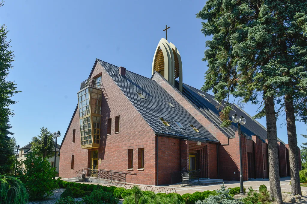 Photo showing: Catholic church in Jankowice near Pszczyna, Upper Silesia, Poland