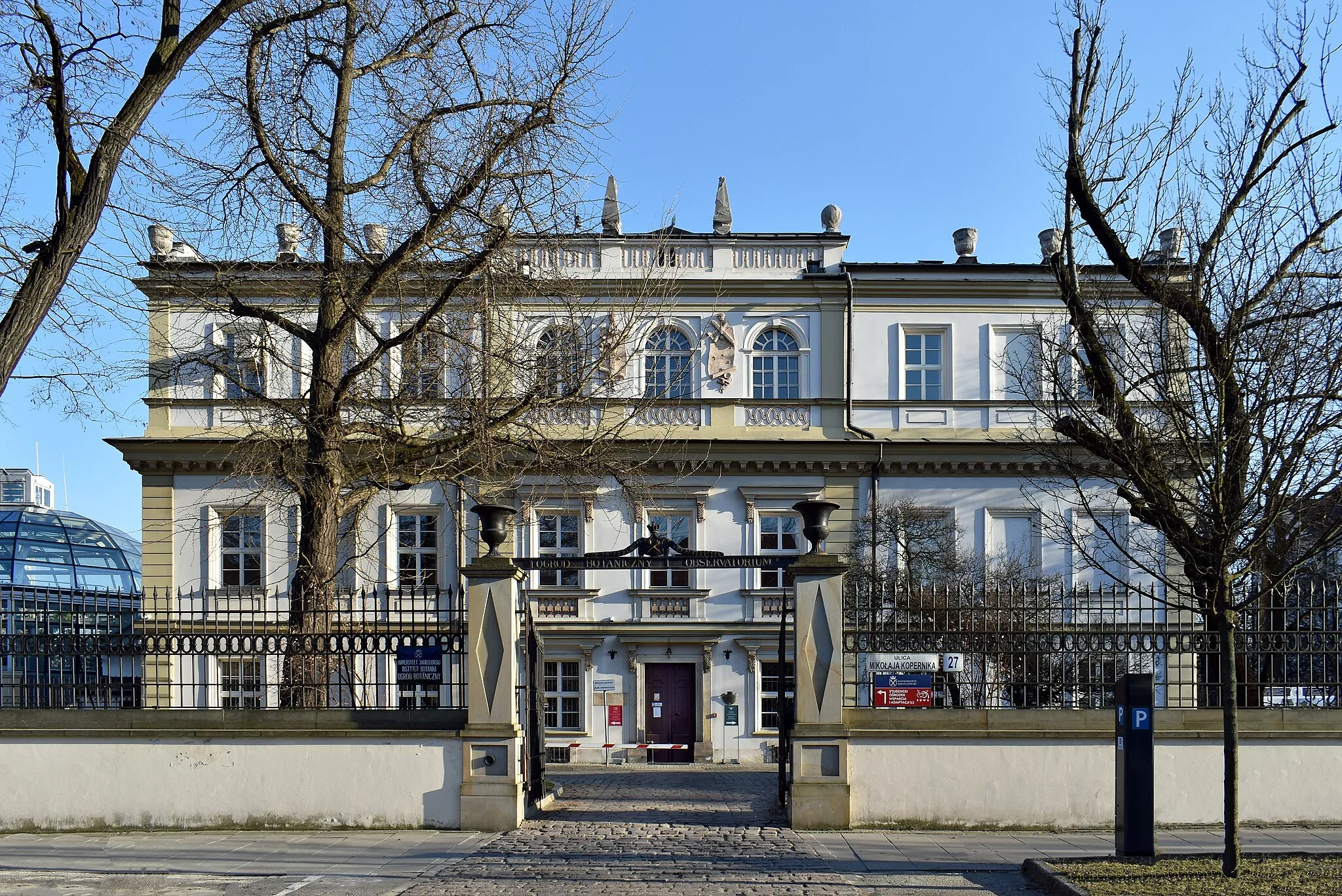 Photo showing: Jagiellonian University Collegium Śniadeckiego, 1788 design. Stanisław Zawadzki, 27 Mikołaja Kopernika Street, Wesoła, Kraków, Poland