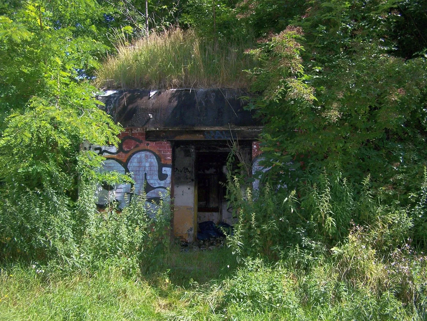 Photo showing: Niewielki schron bojowy (ostróg)