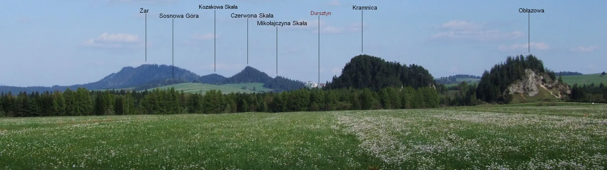 Photo showing: Widok spod Cisowej Skałki