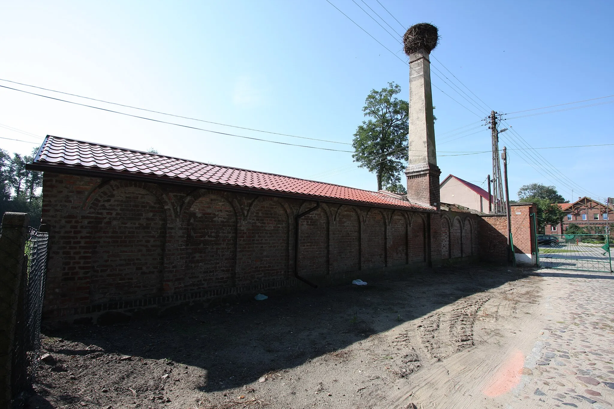 Photo showing: Kręcko, szklarnia, w zespole dworskim, mur., 1 poł. XIX