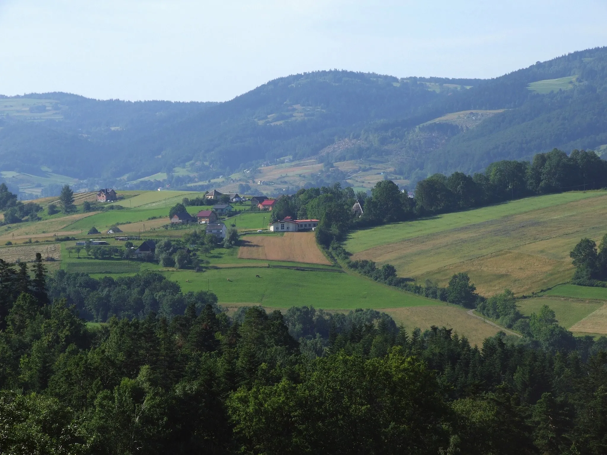 Photo showing: Babia Góra (na środku). Widok z Wysokiego (spod Litacza)