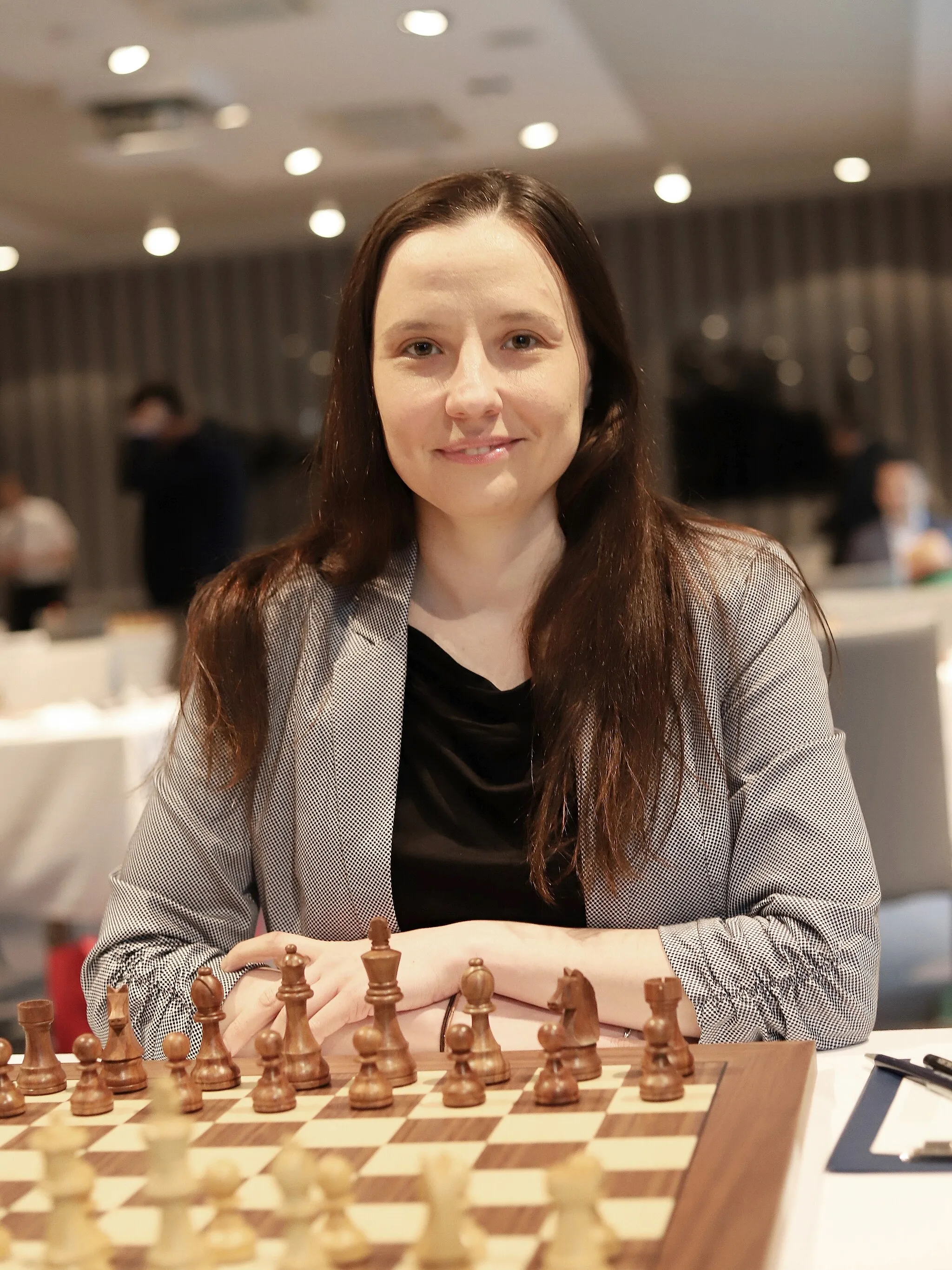 Photo showing: Jolanta Zawadzka, Polish Chess Championship, Bydgoszcz 2021.