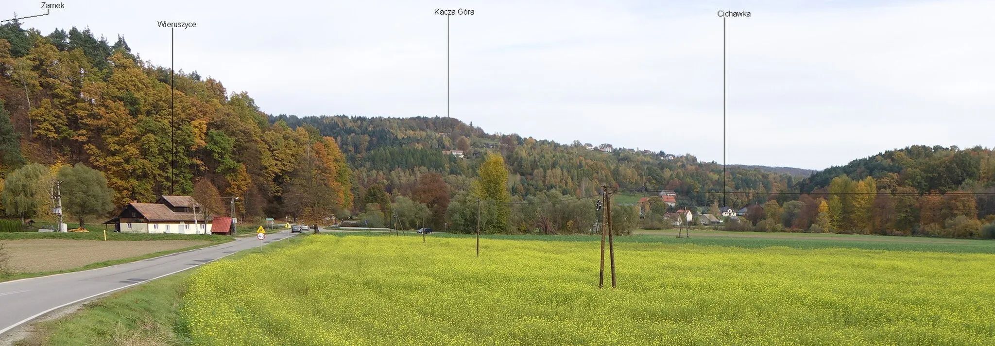 Photo showing: Dolina Stradomki w Wieruszycach i Cichawce