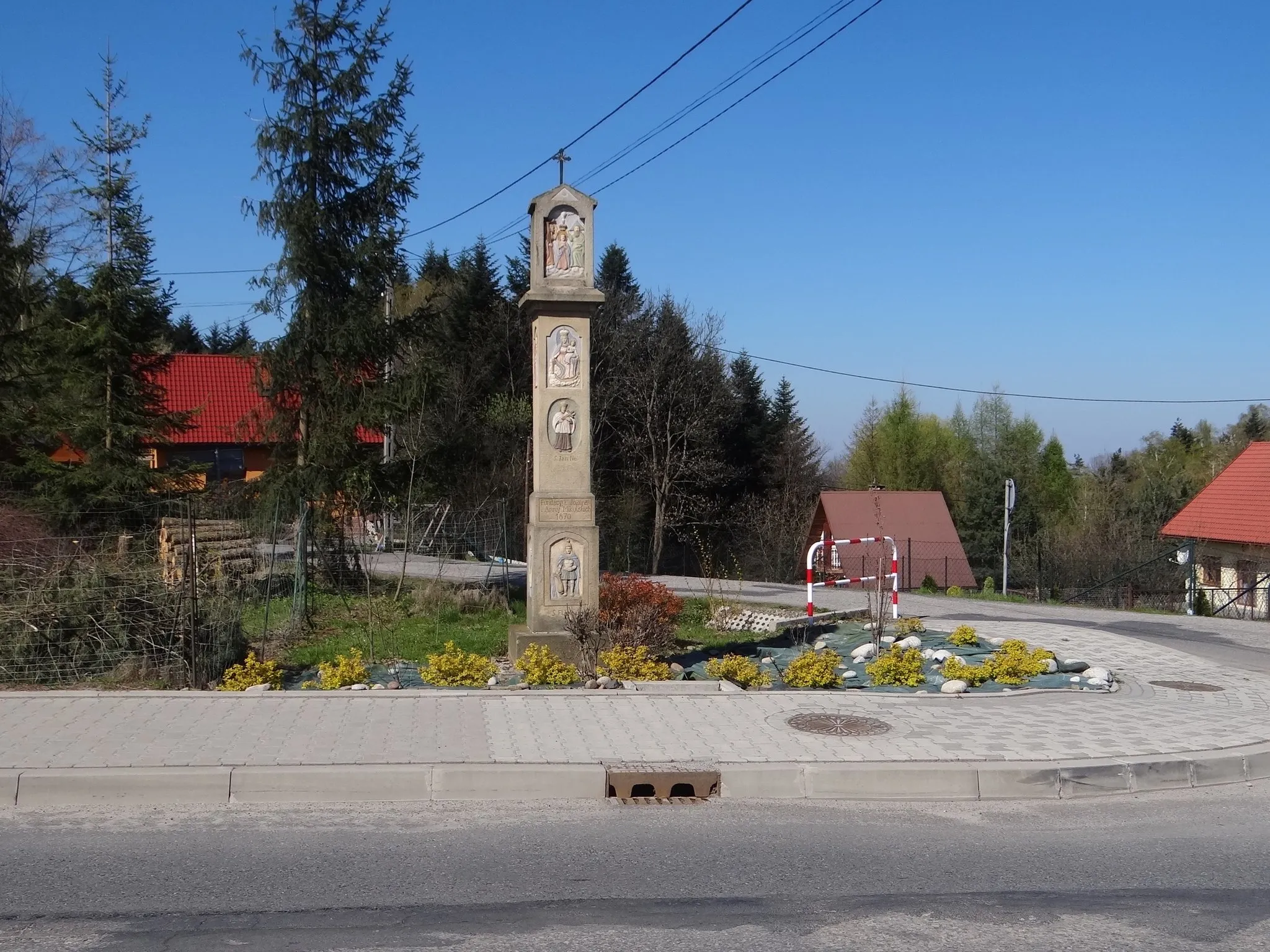 Photo showing: Leksandrowa, skrzyżowanie dróg