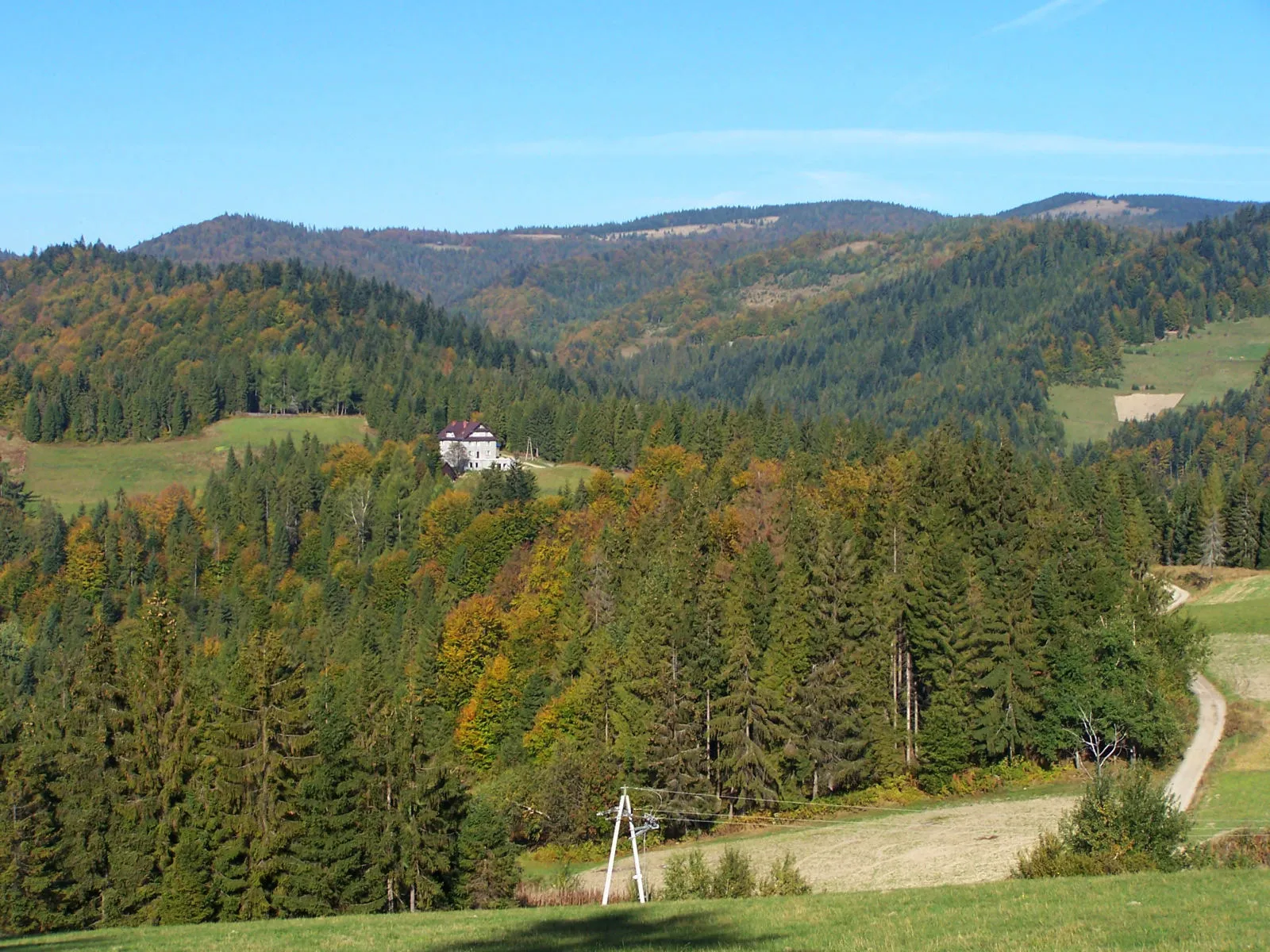 Photo showing: Gorce - widok z Knurowskiej Przełęczy