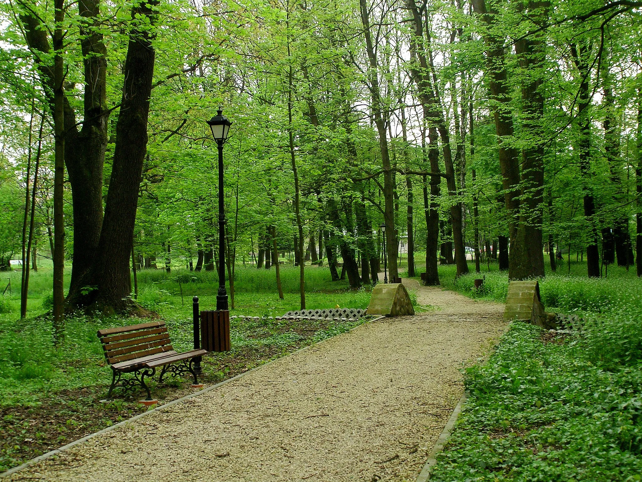 Photo showing: Park podworski w Skołyszynie koło Jasła