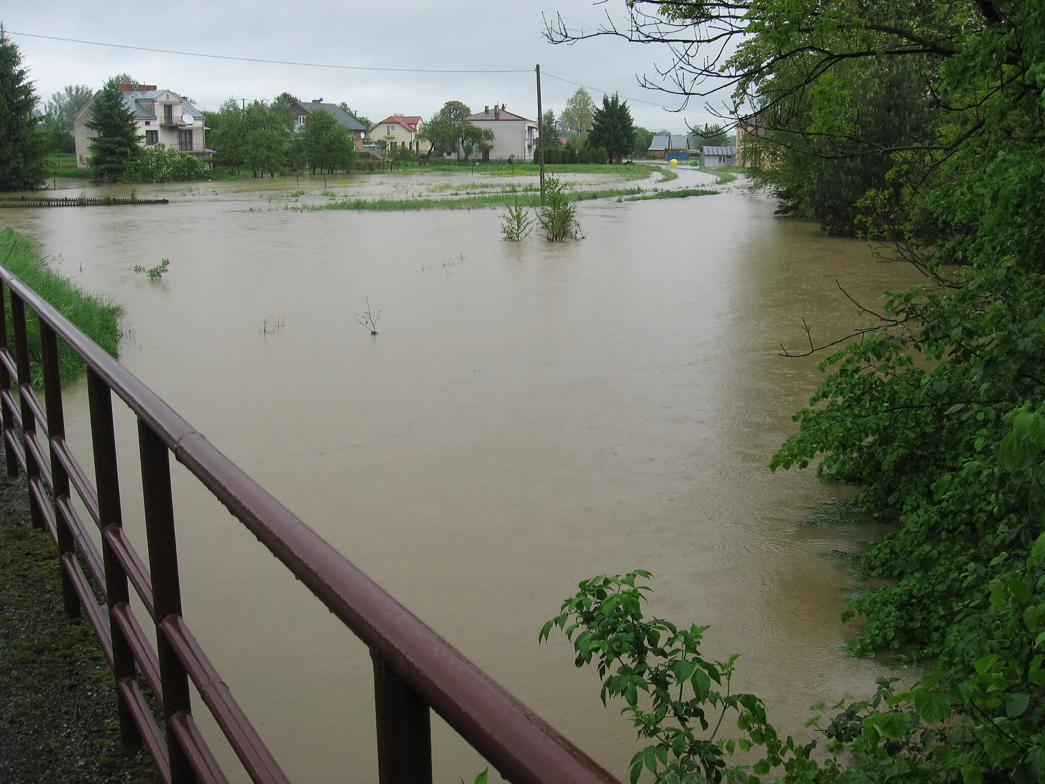 Photo showing: Powódź w Gliniczku