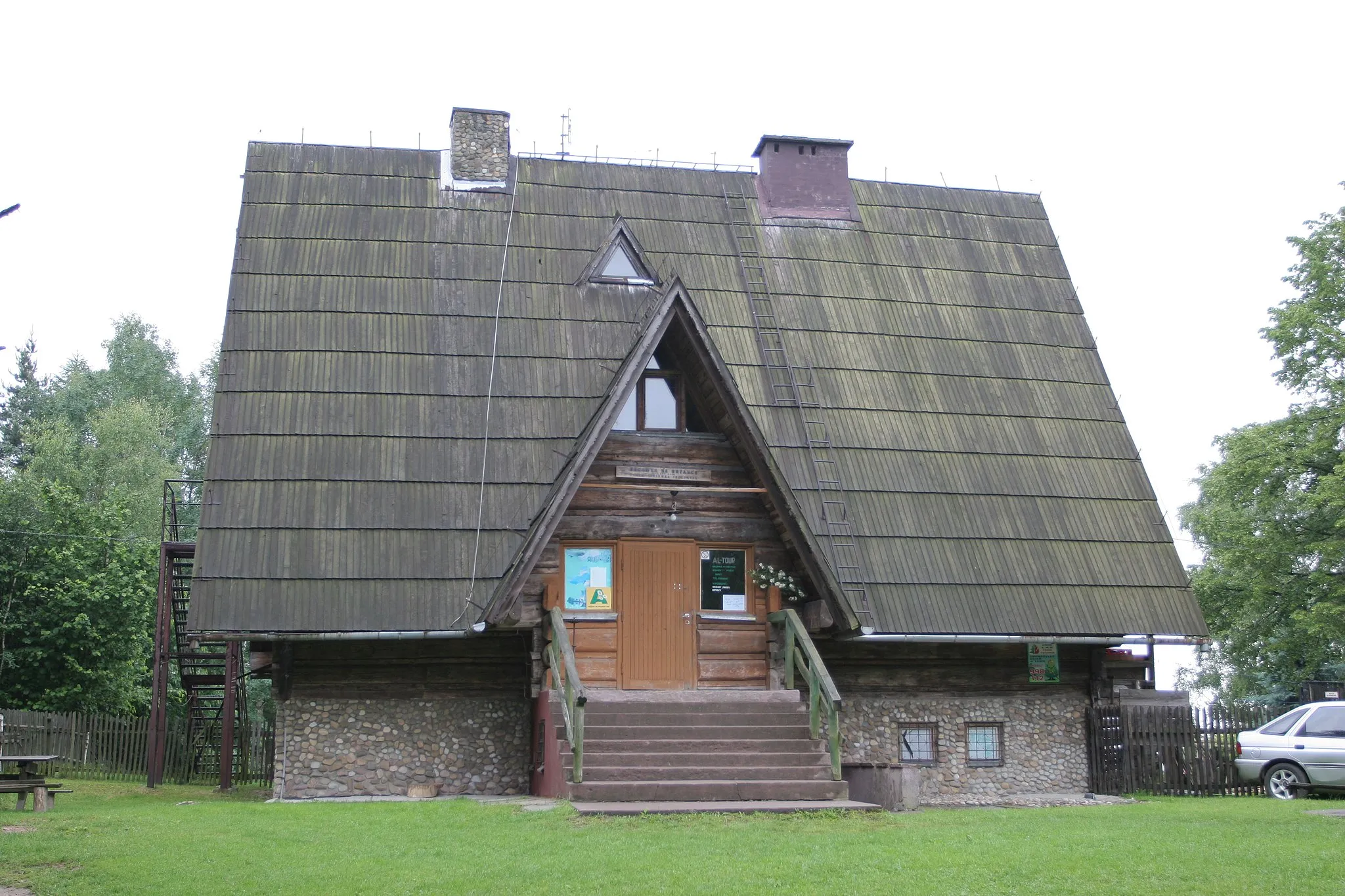 Photo showing: Moutain hostel on Brzanka mountain, Poland