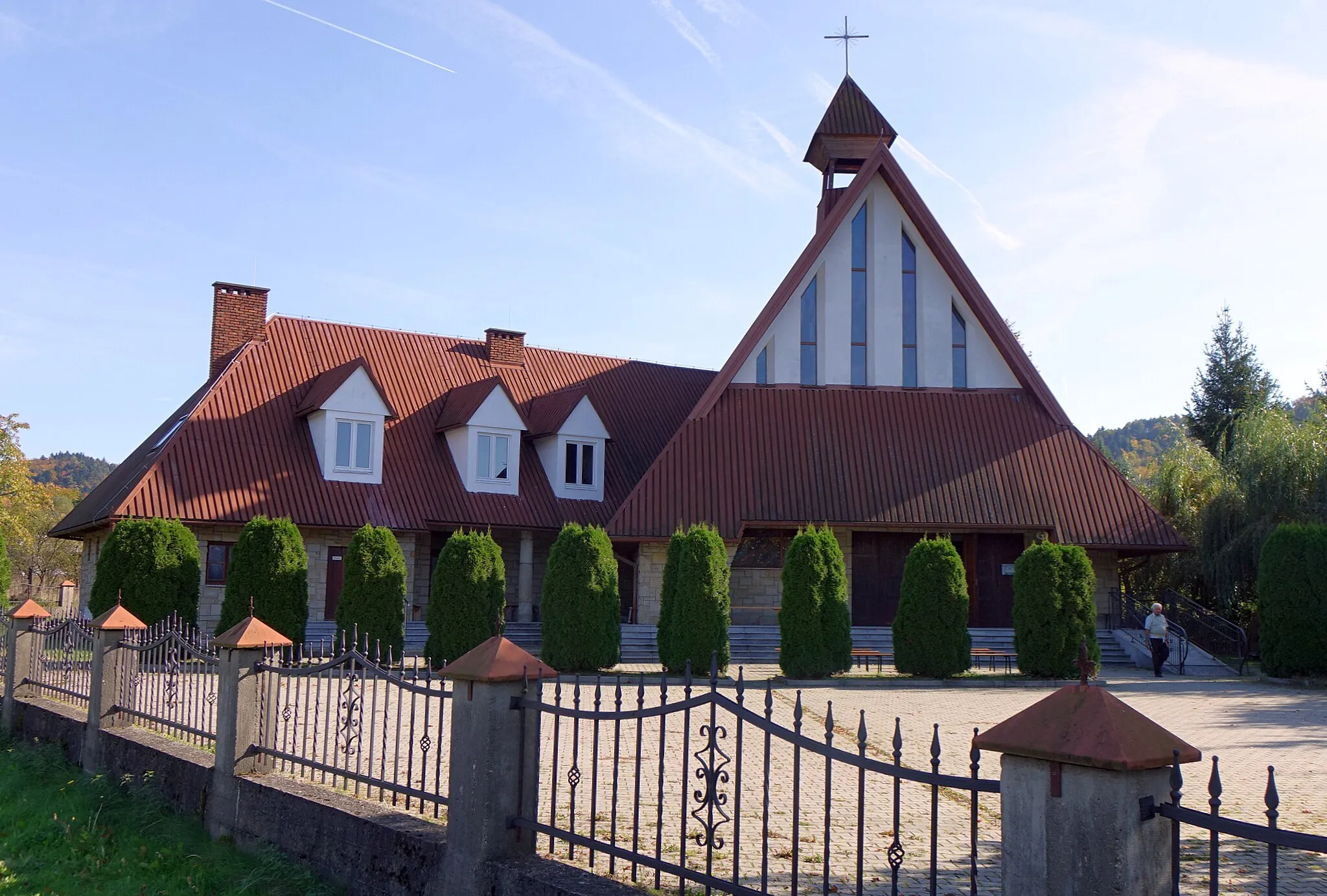 Photo showing: Kaplica we wsi Roztoka Brzeziny koło Rożnowa i Tropia