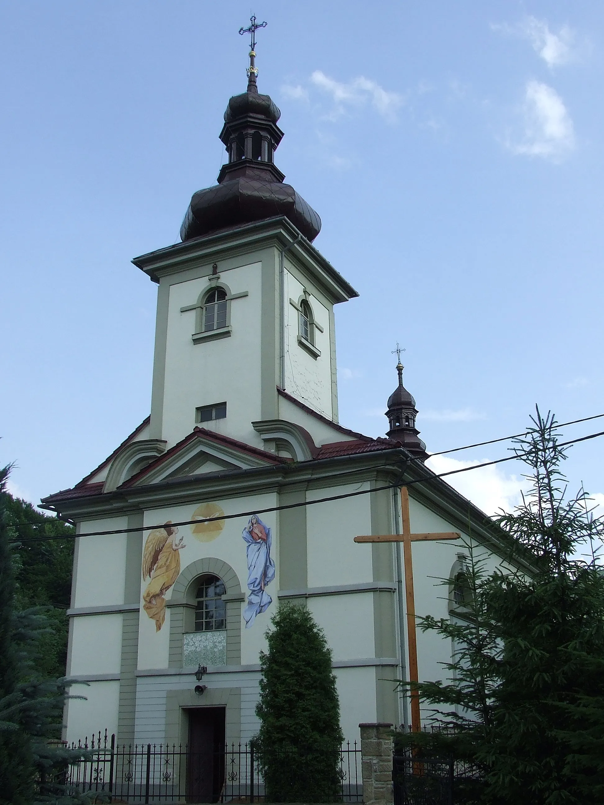 Photo showing: Parish church under summoning the Virgo for Most saint Maria in Harbutowice (in Małopolska) from 1828 year.