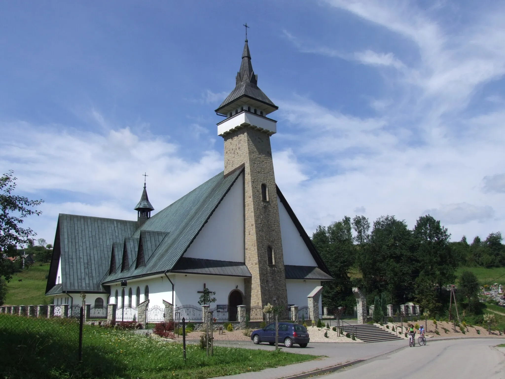 Photo showing: Olszówka - rzymskokatolicki kościół parafialny p.w. Jana Chrzciciela, 1982-1988