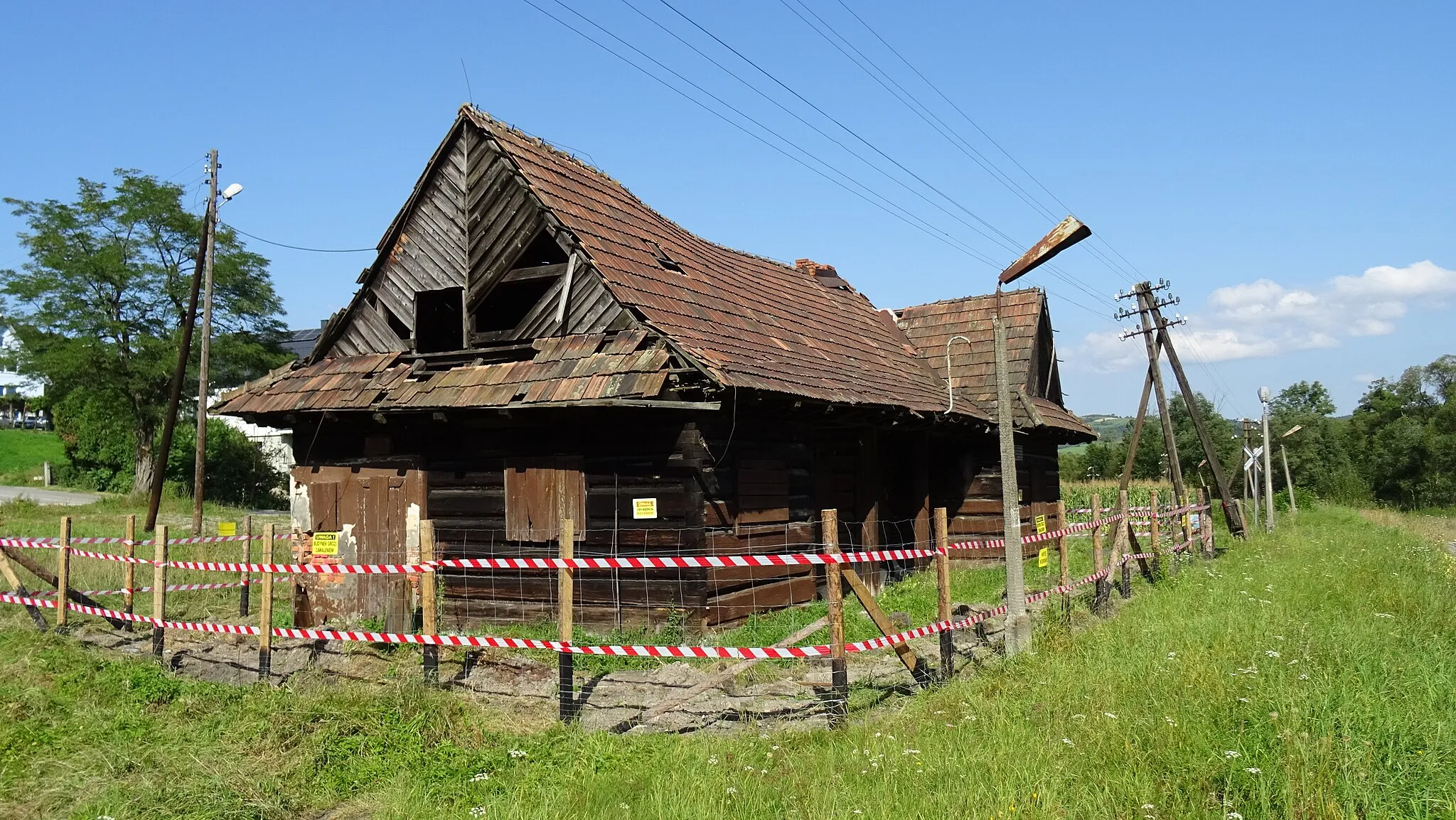 Photo showing: Budynek stacyjny Raba Niżna 2023.