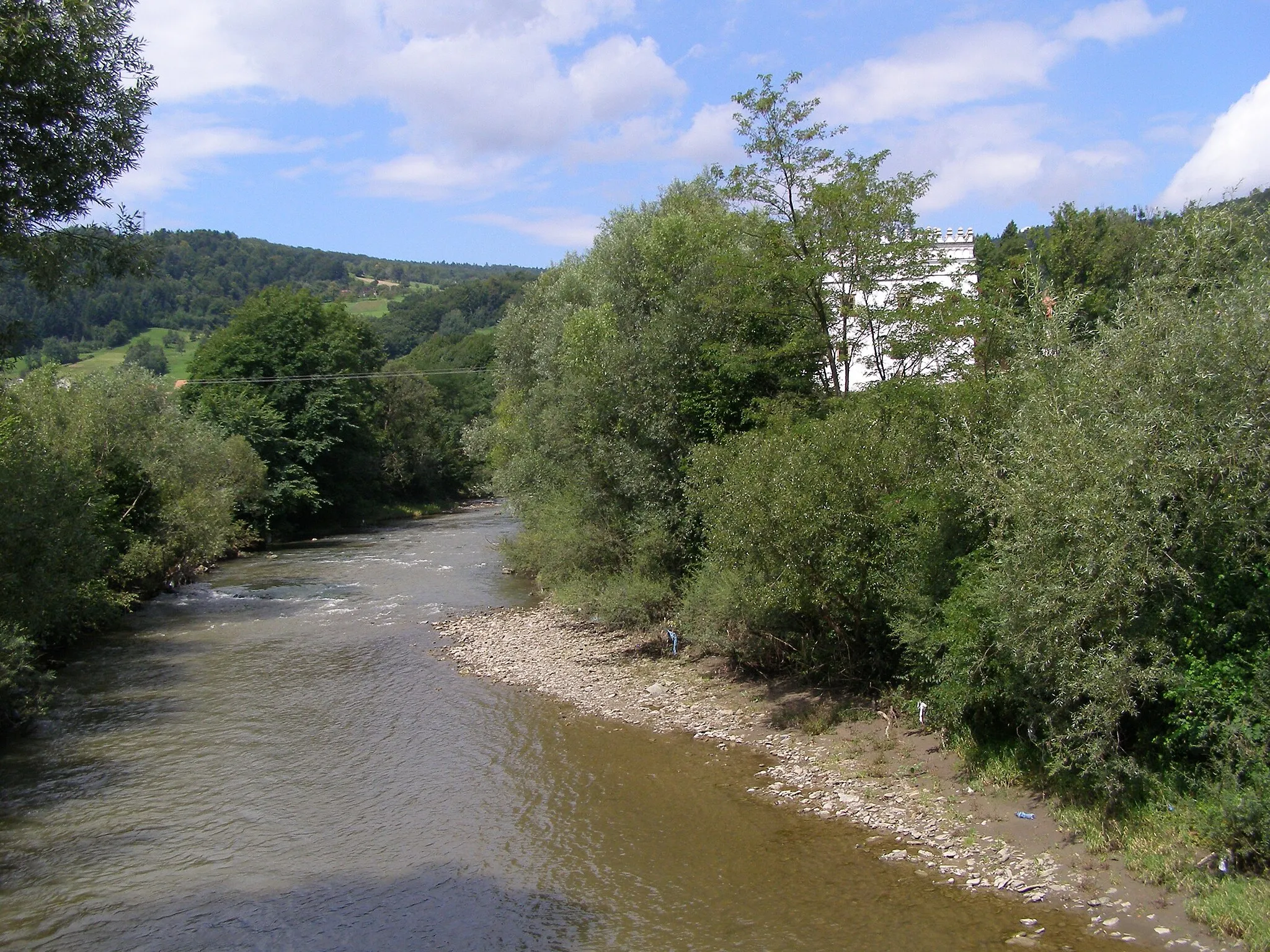 Photo showing: Szymbark - the Ropa river