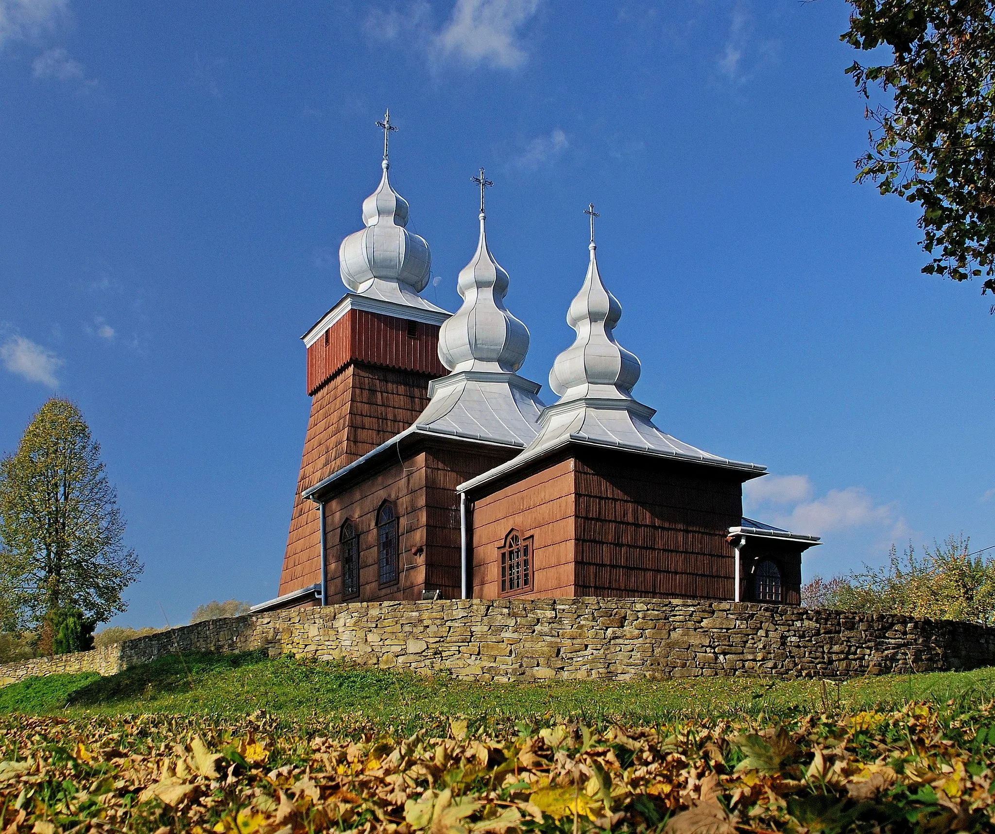 Photo showing: wieś Piorunka, cerkiew św. św. Kosmy i Damiana