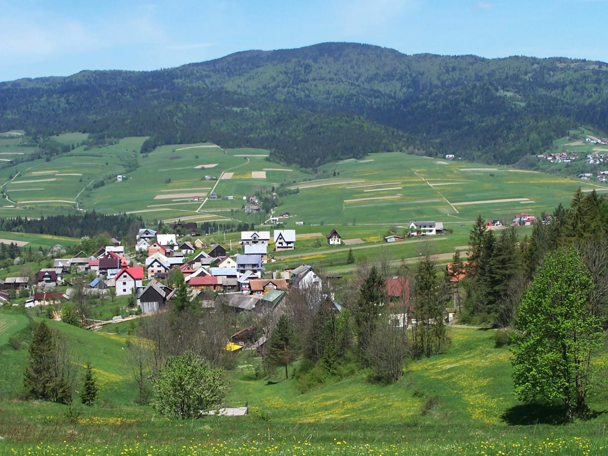 Photo showing: Lubań (Gorce), Hałuszowa