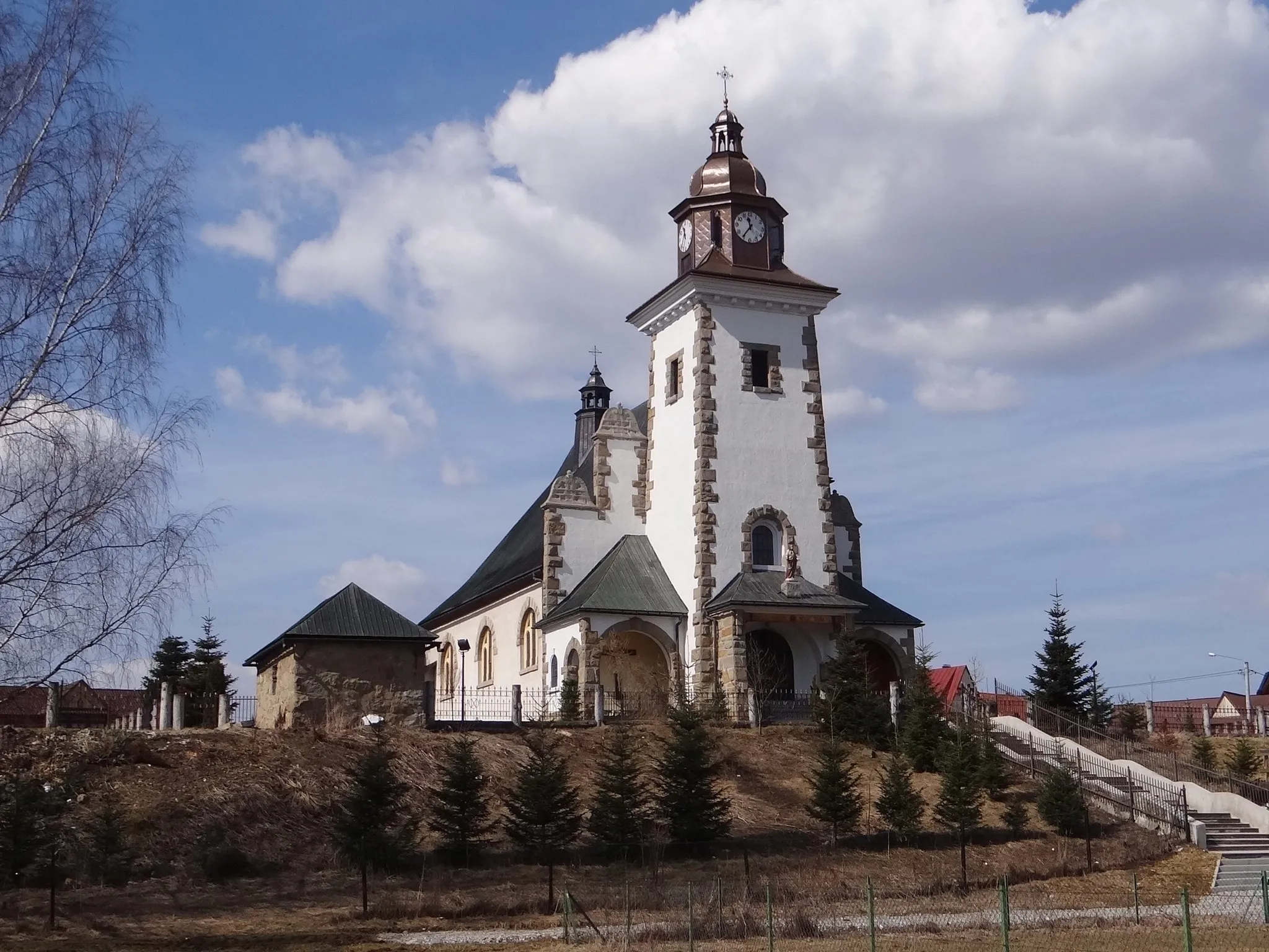 Photo showing: Kościół w Cichem. Parafia Miętustwo