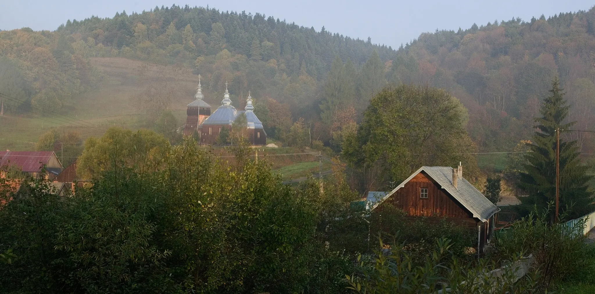 Photo showing: Kunkowa, dawna cerkiew greckokatolicka, obecnie prawosławna, p.w. św. Łukasza