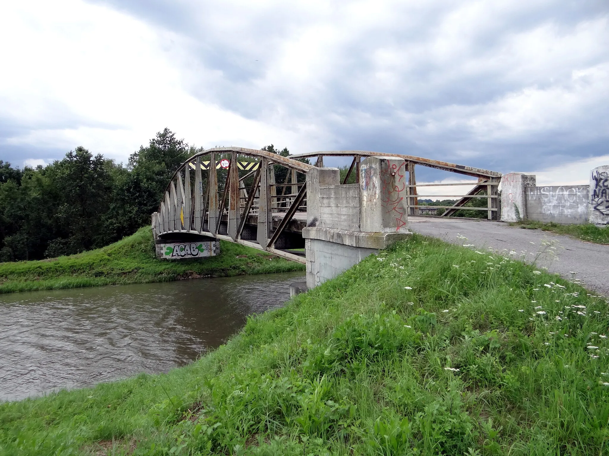Photo showing: Borek Szlachecki - most nad kanałem Łączany-Skawina.