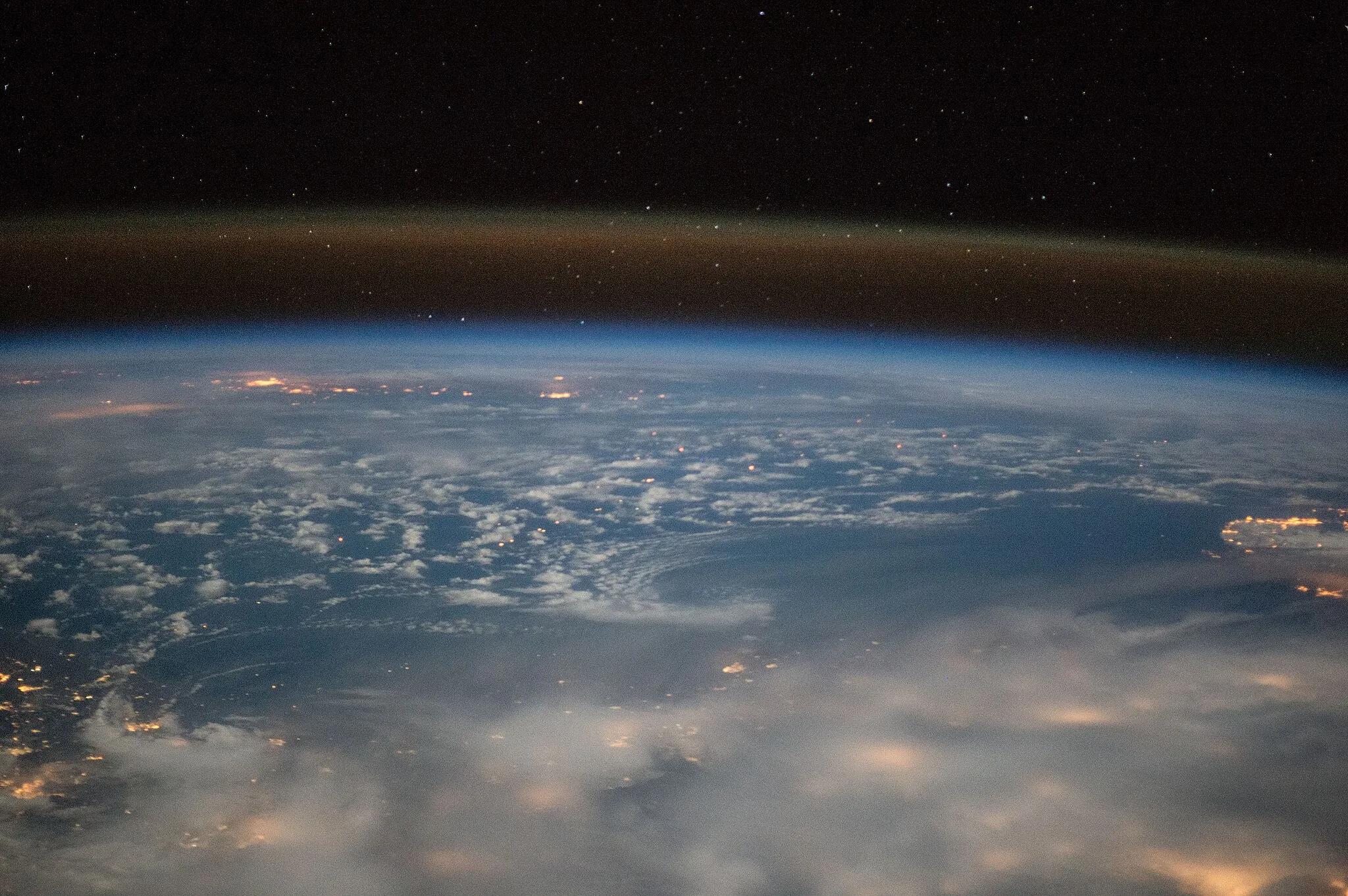 Photo showing: View of Earth taken during ISS Expedition 42.