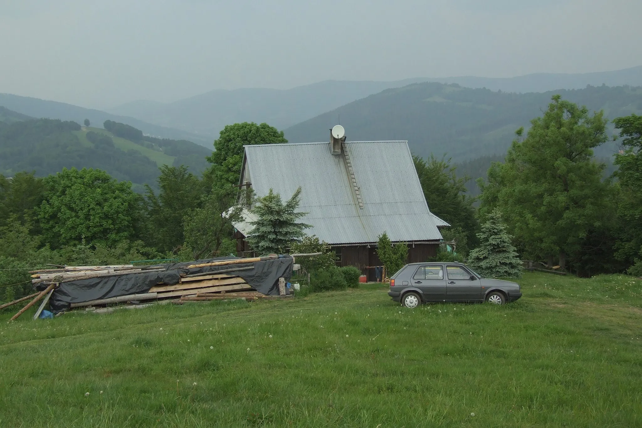 Photo showing: Telesforówka hostel in Beskid Śląski mountains