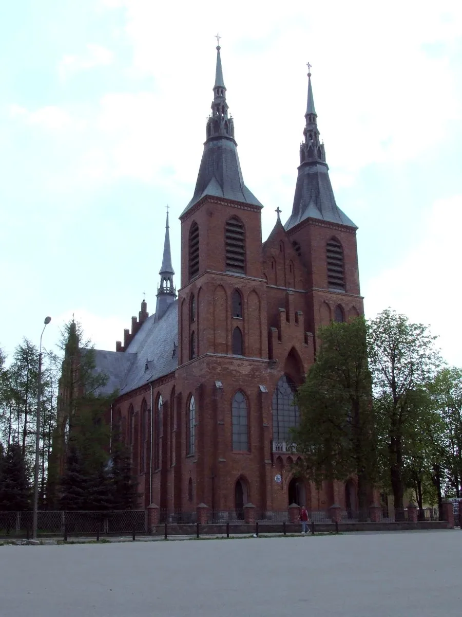 Photo showing: Sacred Heart church in Rzekuń