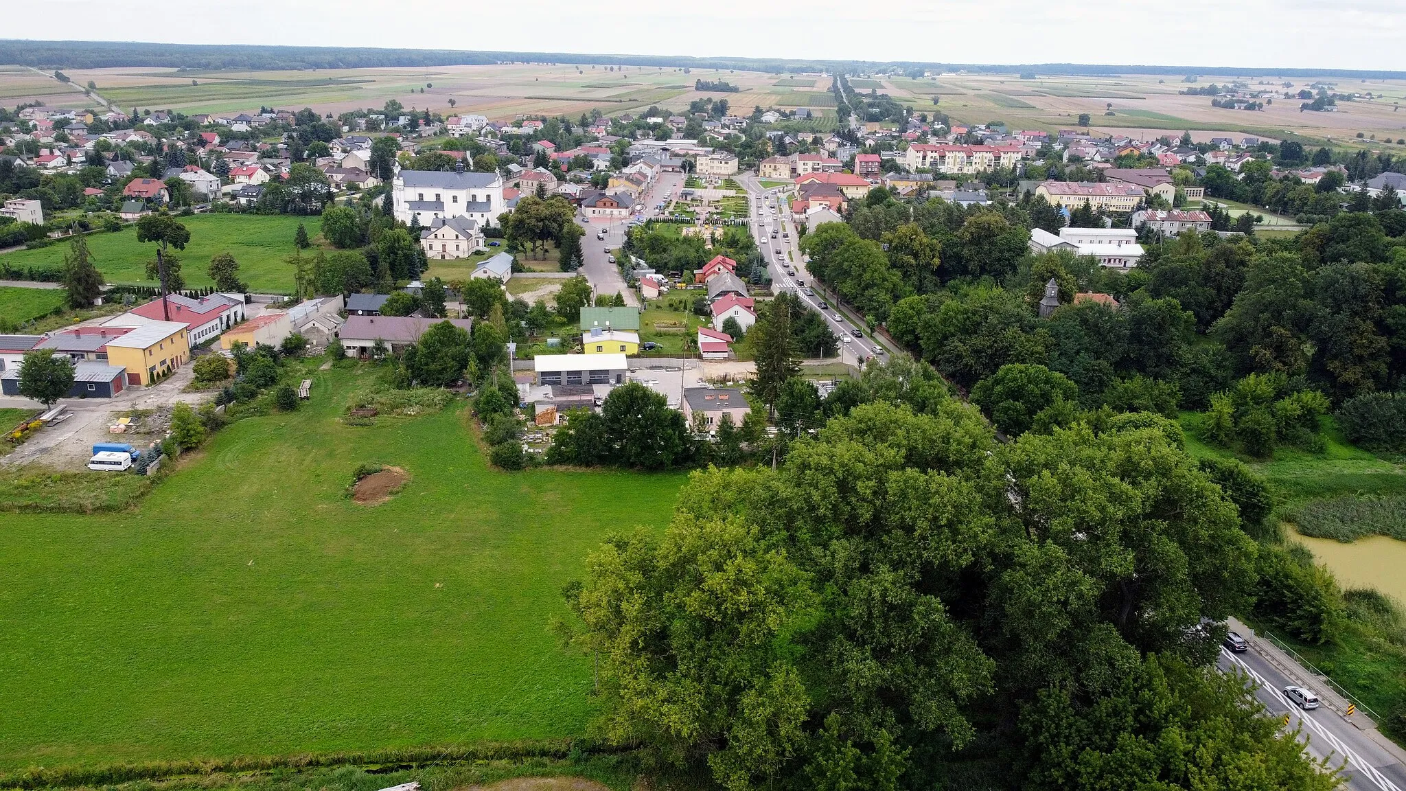 Photo showing: Zdjęcie wykonane w 2022 roku z drona od strony Siedlec