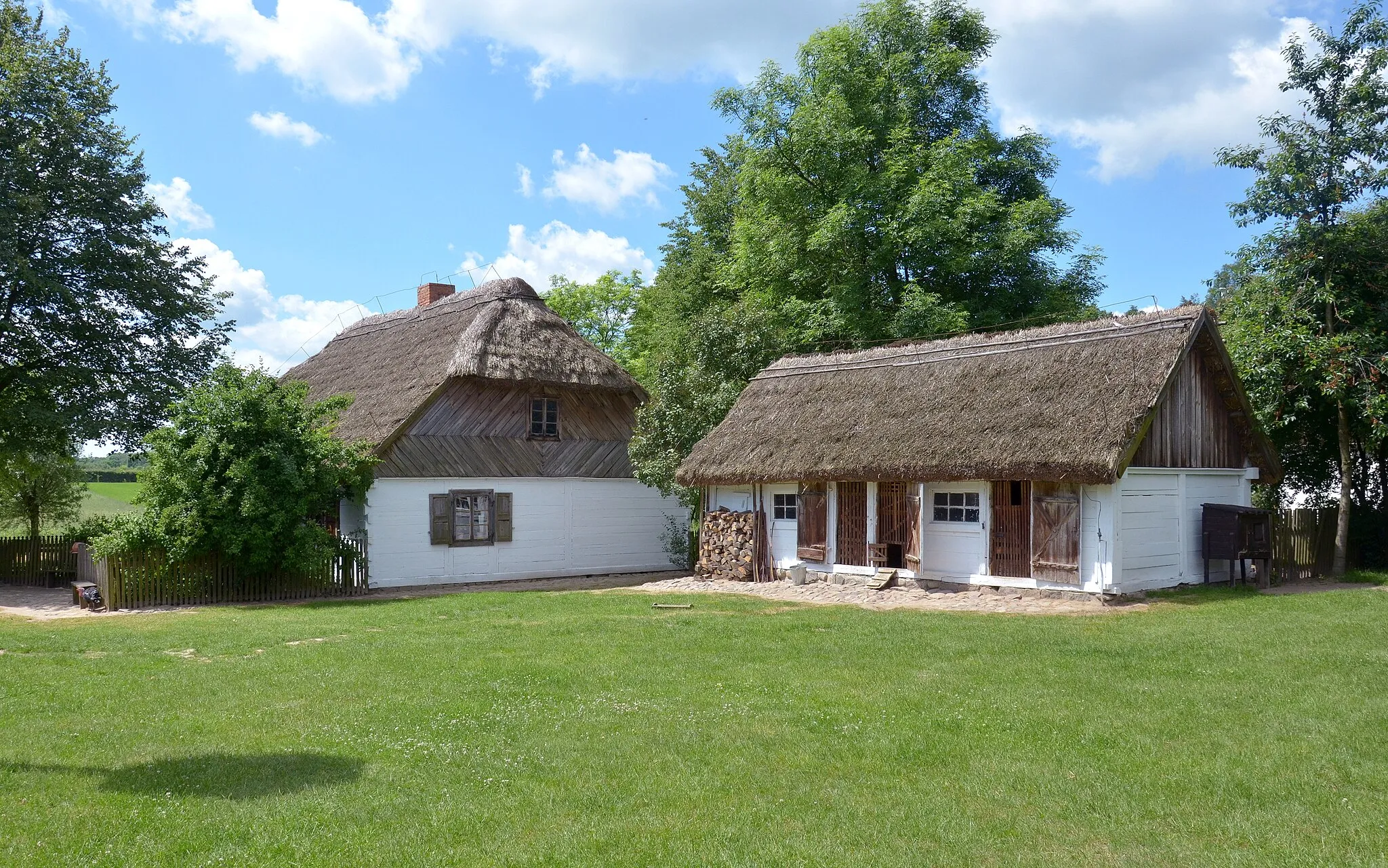 Photo showing: Sierpc, Museum of the Mazovian Countryside, farm from Dzierzążnia