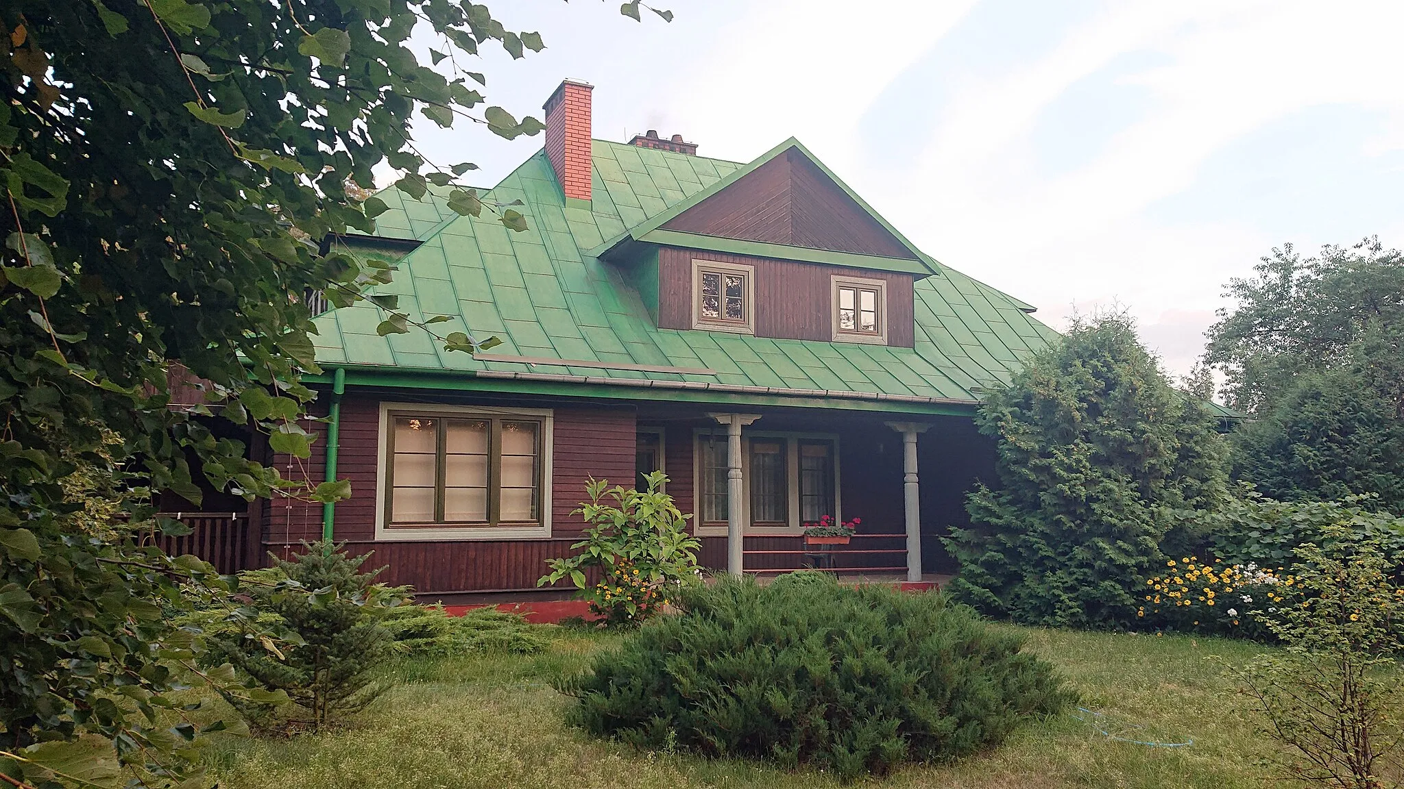 Photo showing: Forester's lodge in Budziska, Przasnysz country, Kurpie region, Poland