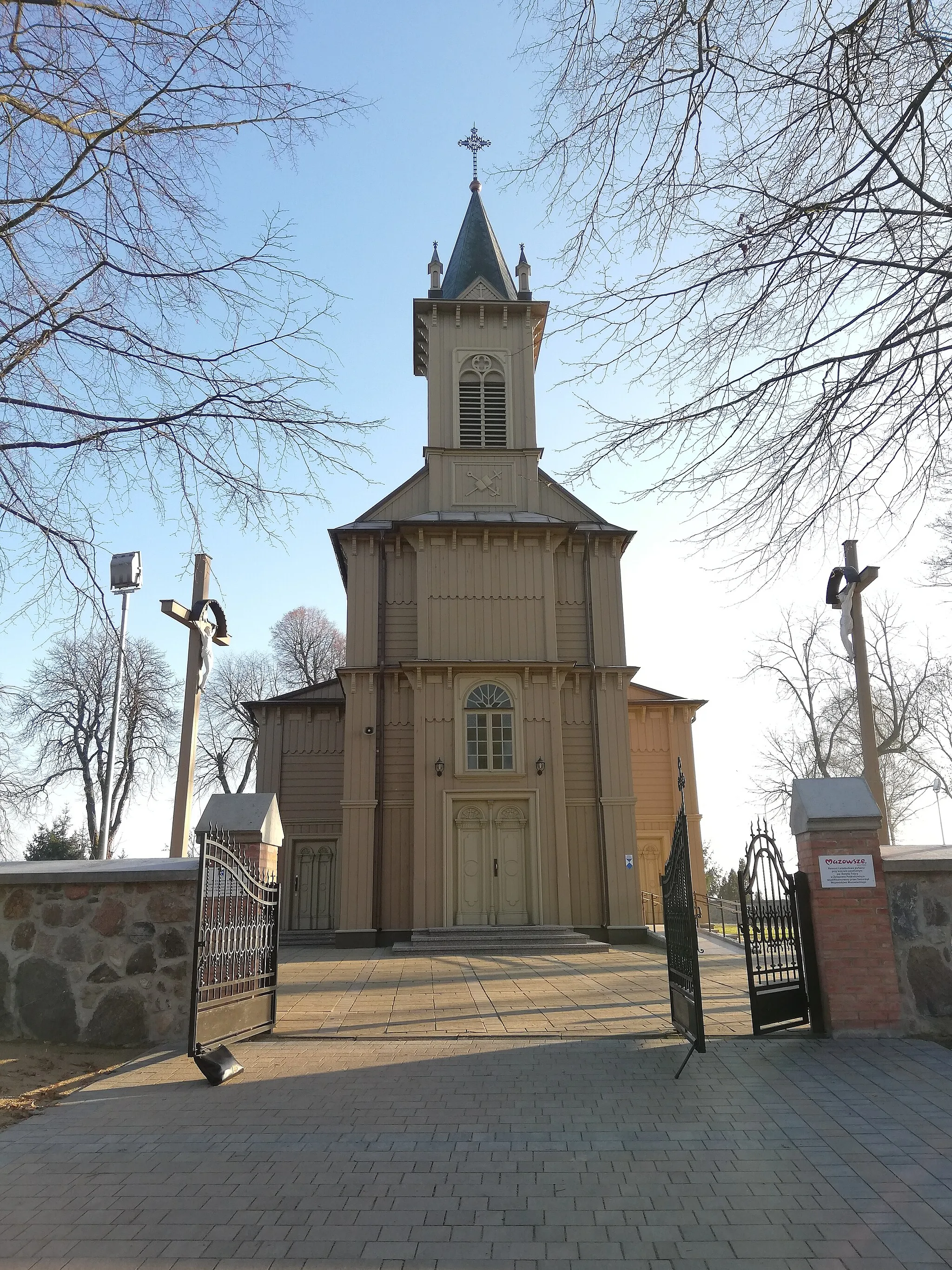 Photo showing: Kościół parafialny Świętej Trójcy w Żeliszewie Podkościelnyn, 1770