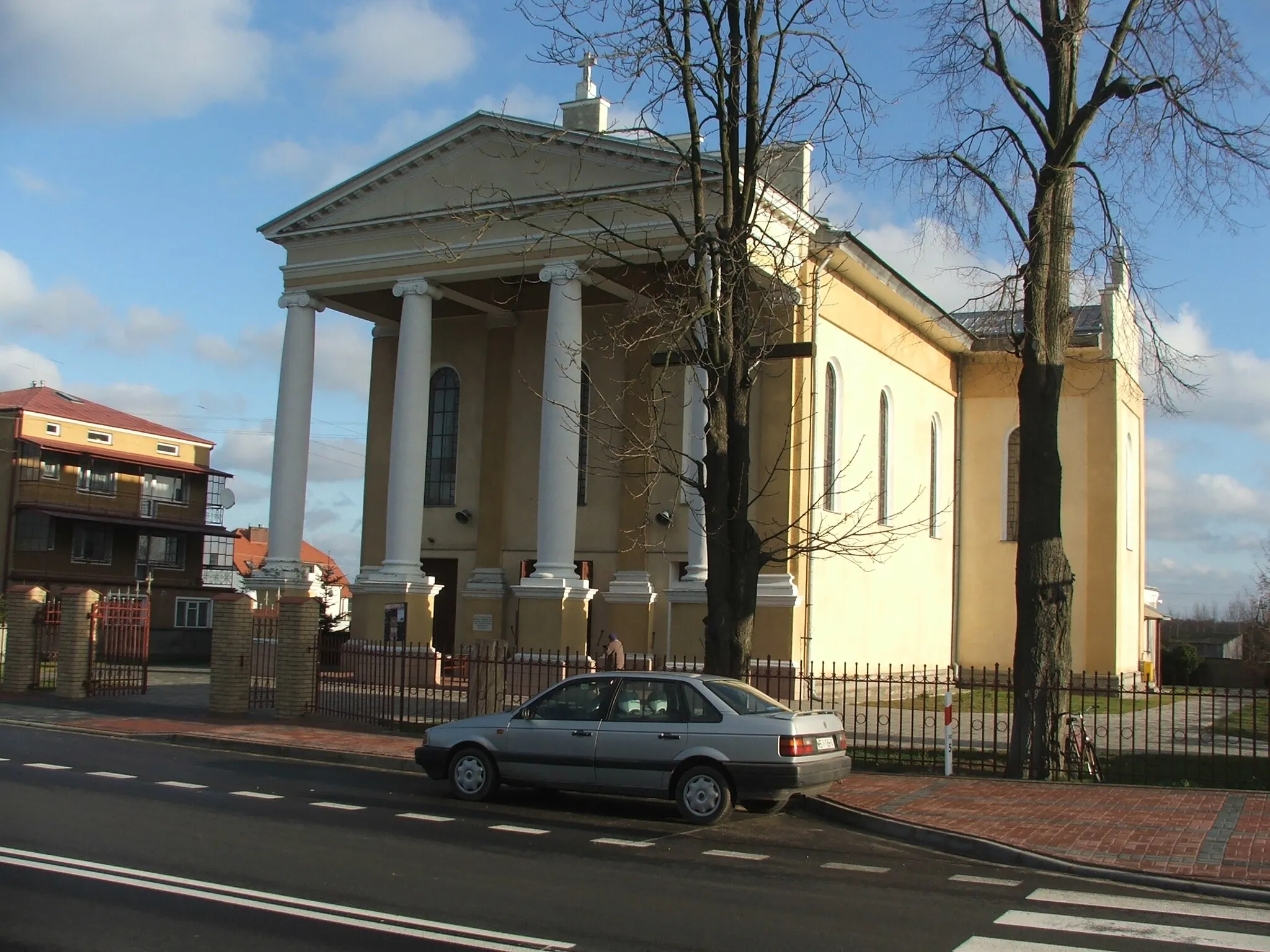 Photo showing: a Roman Catholic church in Wiśniew, Siedlce County, Masovian Voivodeship, Poland.