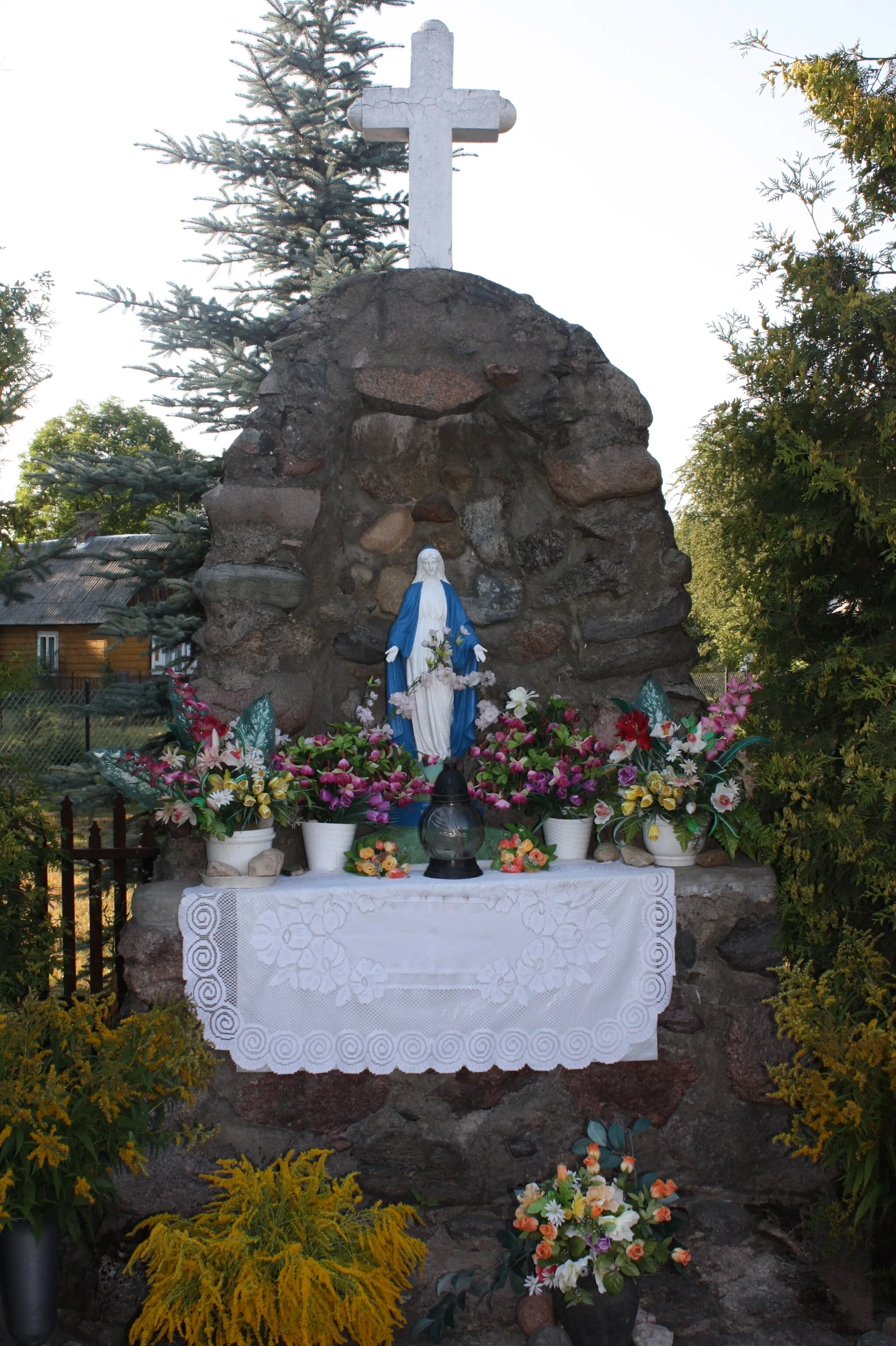 Photo showing: Przydrożna kapliczka, Stare Lipki