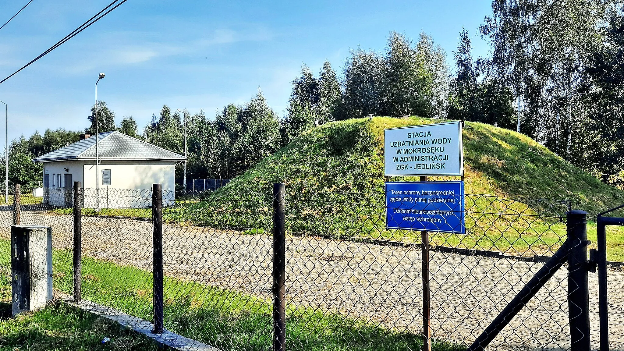 Photo showing: Water Purification Plant in Mokrosęk