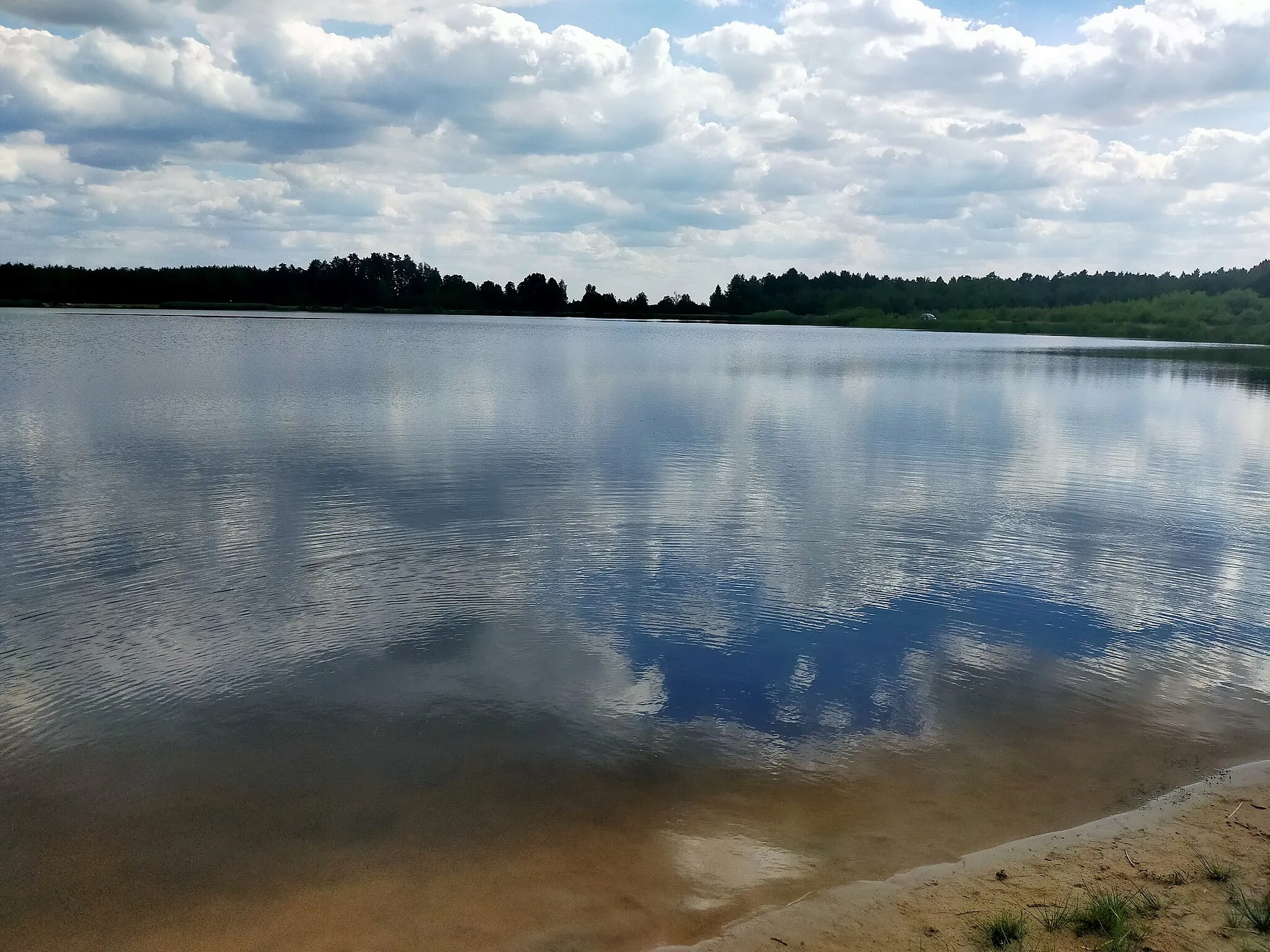 Photo showing: Widok na zalew w Wykrocie.
