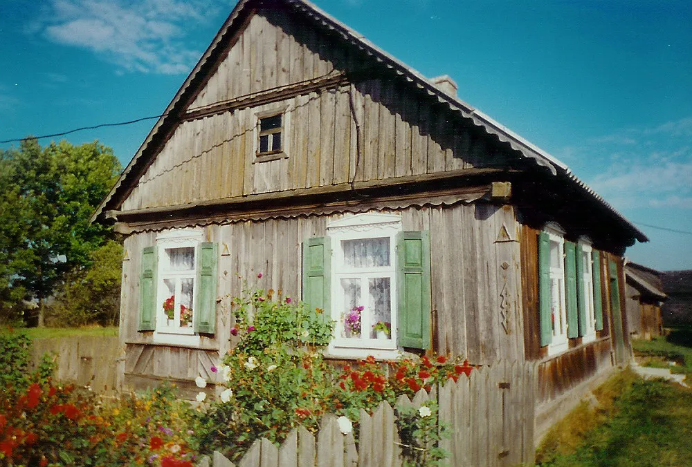 Photo showing: The Green Kurpie house in Wolkowe